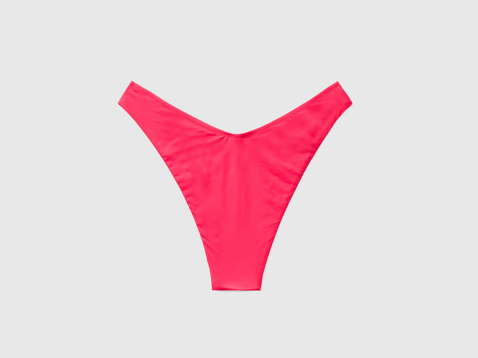 Slip mare elasticizzati con taglio a V e fianco regolare da donna fucsia 2 | Benetton Outlet