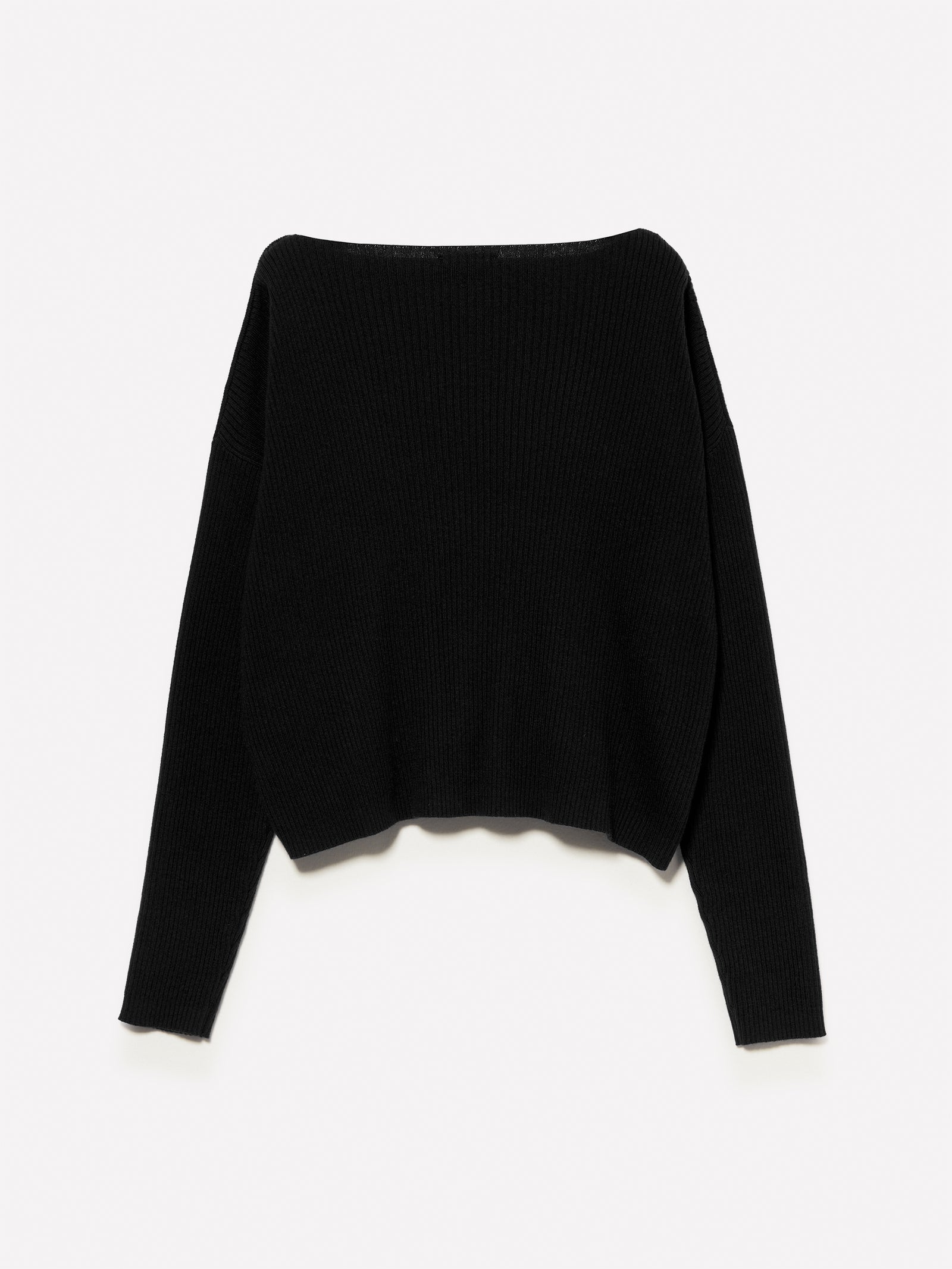 Maglia con scollo a barca da donna nero 2 | Sisley Outlet