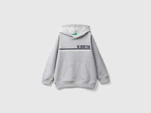 Felpa con cappuccio e logo