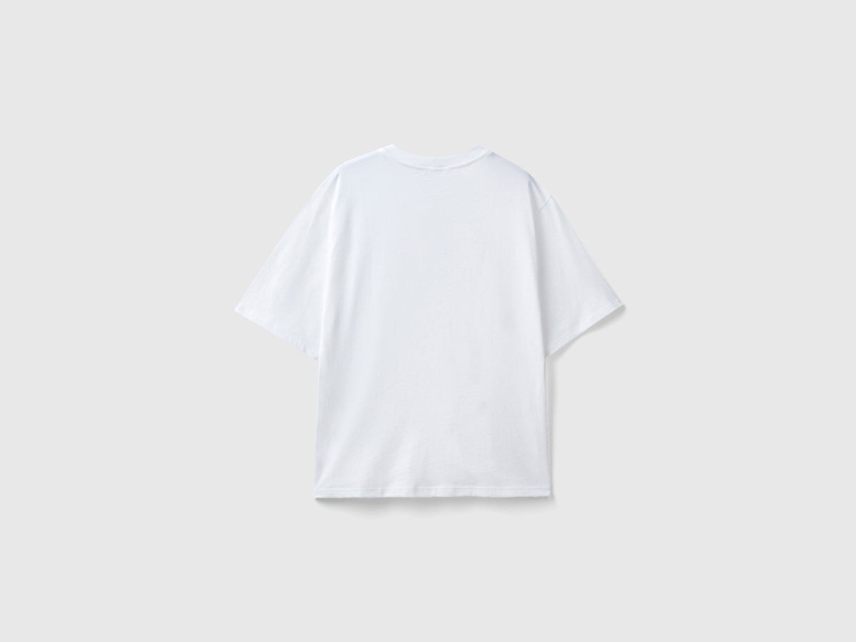 T-shirt con stampa coniglio