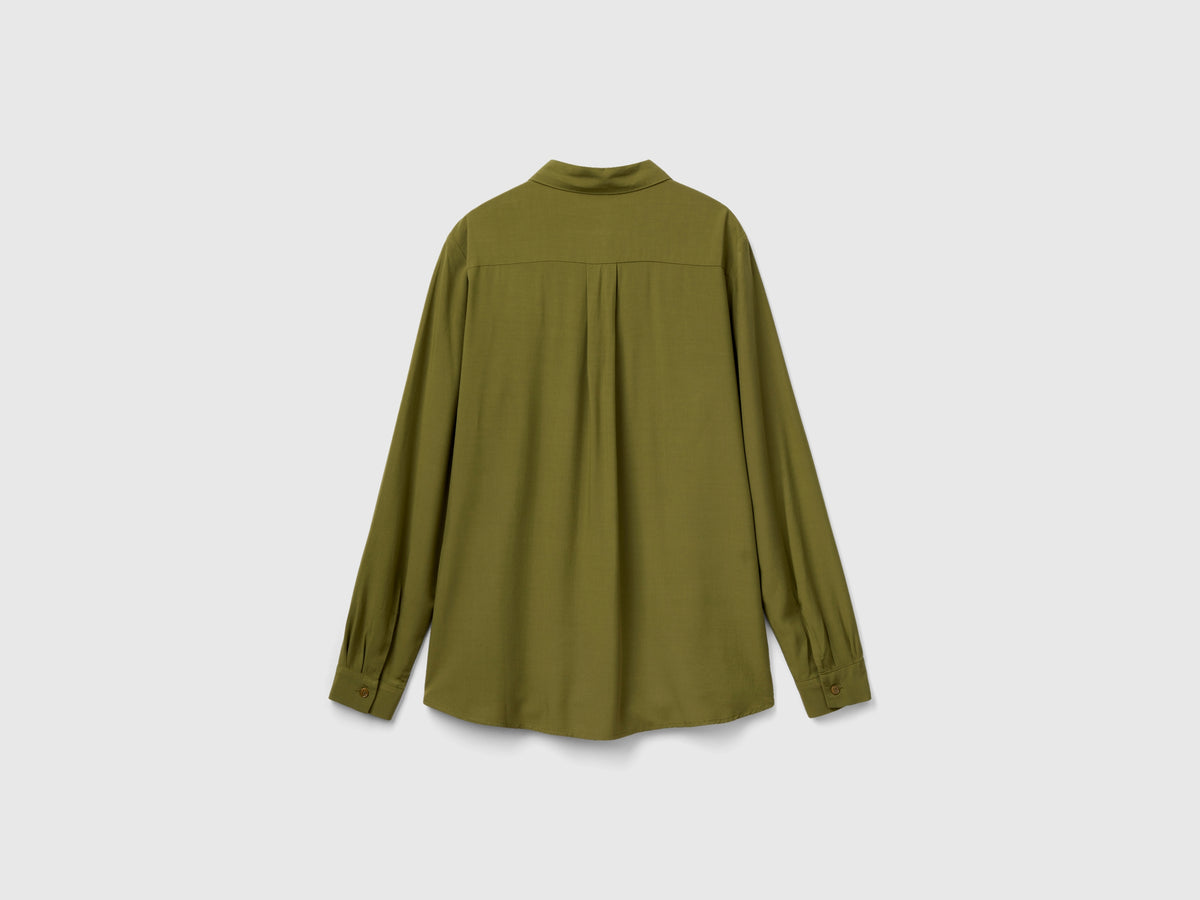Camicia regular fit in viscosa