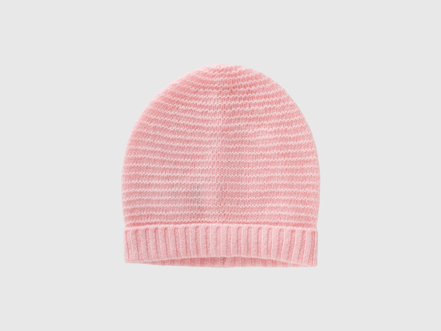 Cappellino in misto lana da bimbo rosa | Benetton Outlet