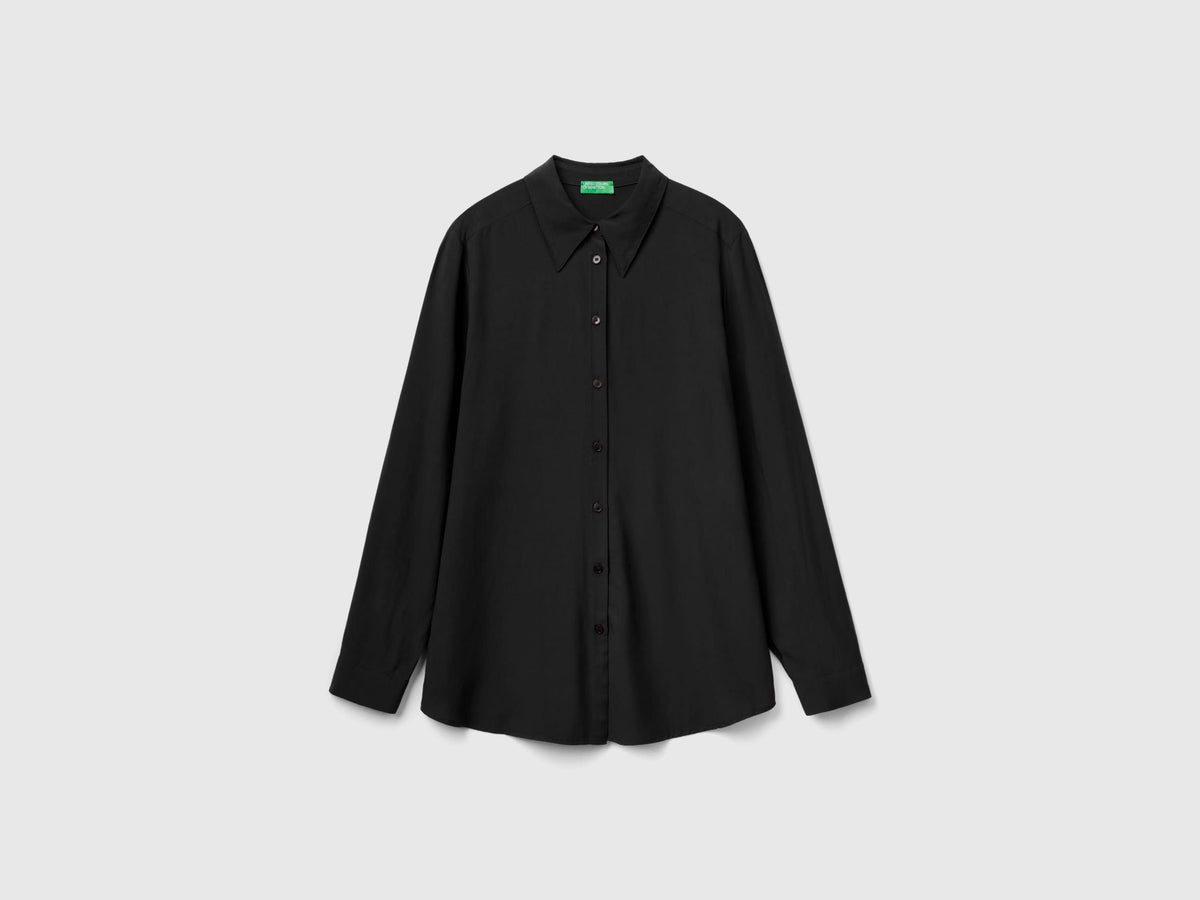 Camicia regular fit in viscosa