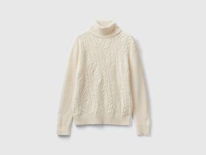 Maglione dolcevita lavorato