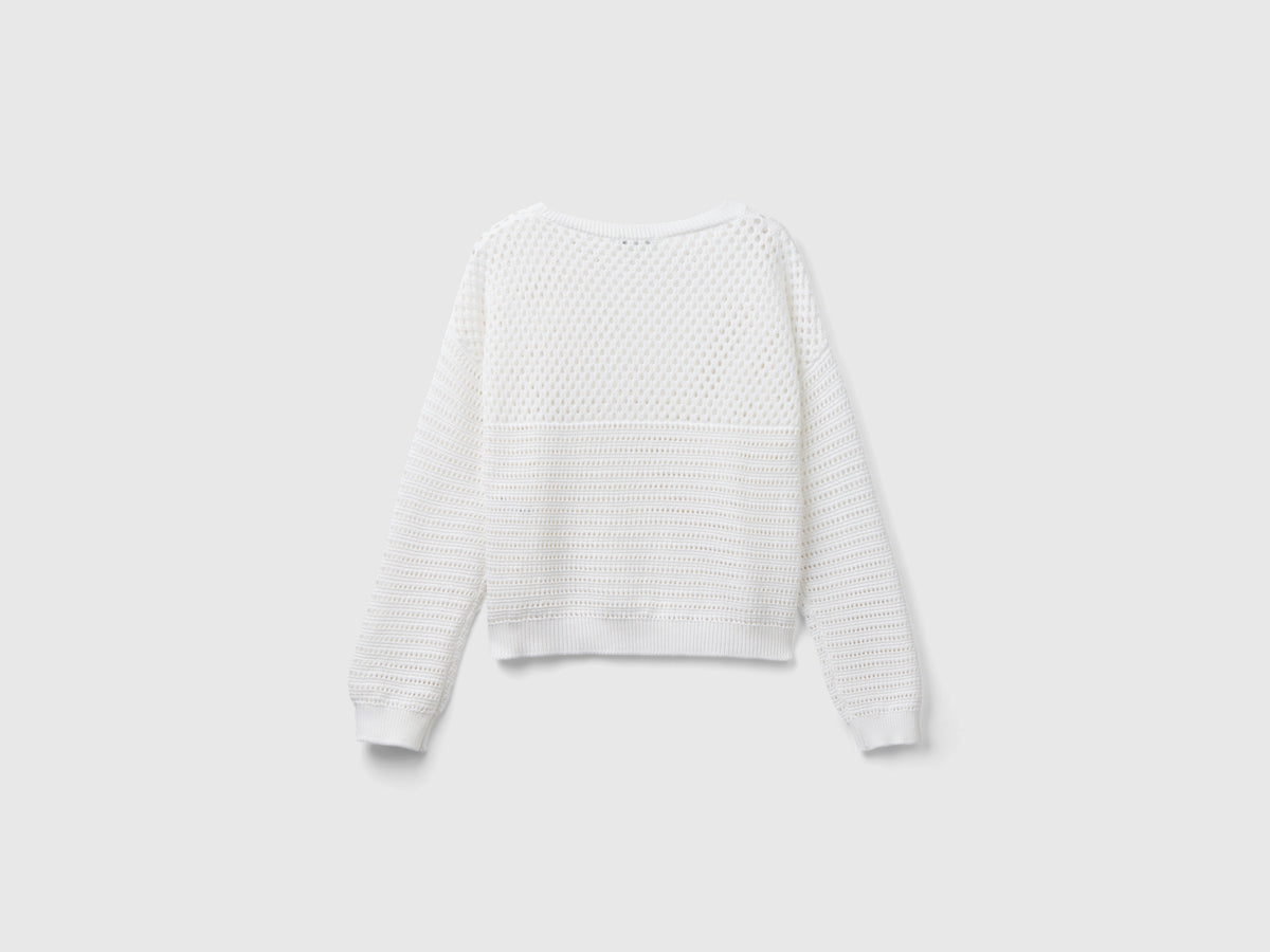 Maglia con trafori boxy fit