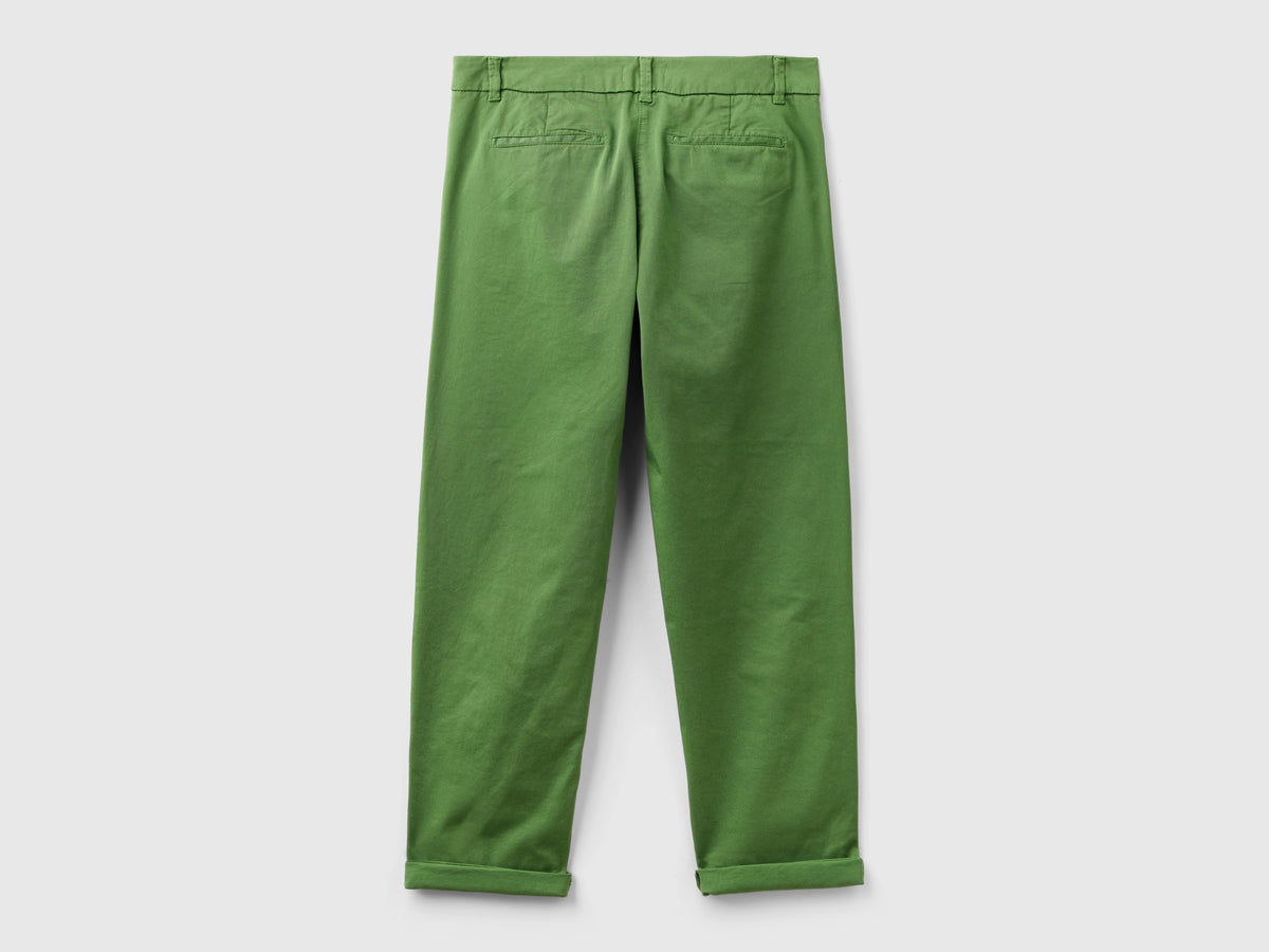 Pantaloni chino in cotone stretch