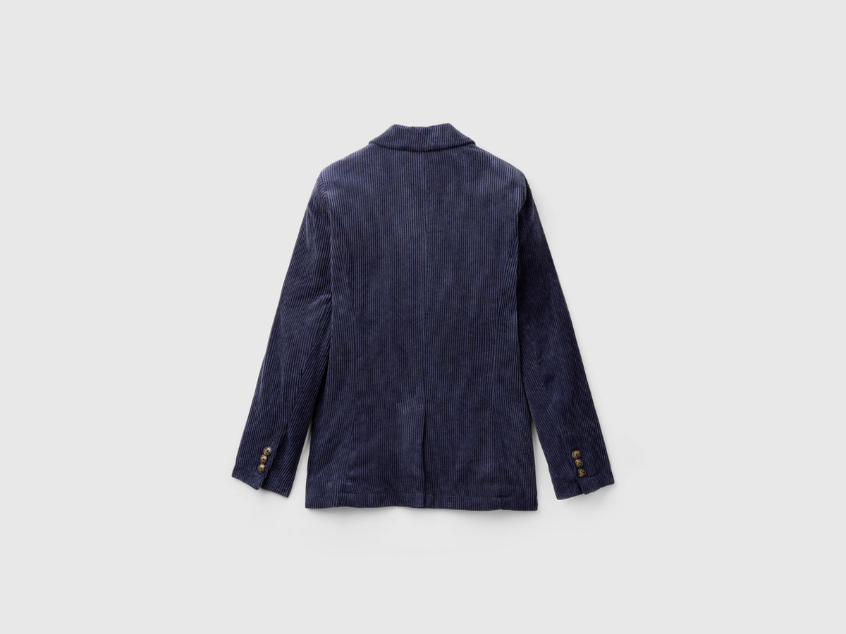 Blazer in velluto a costine