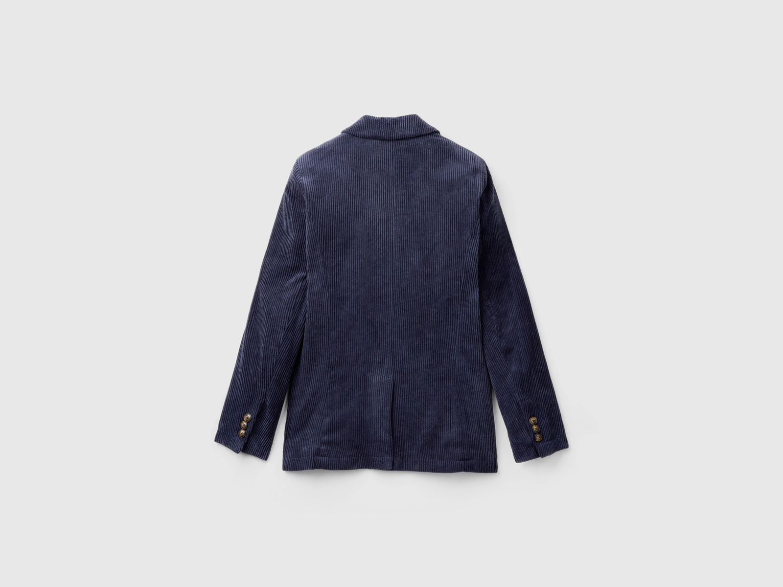 Blazer in velluto a costine da donna blu scuro 2 | Benetton Outlet