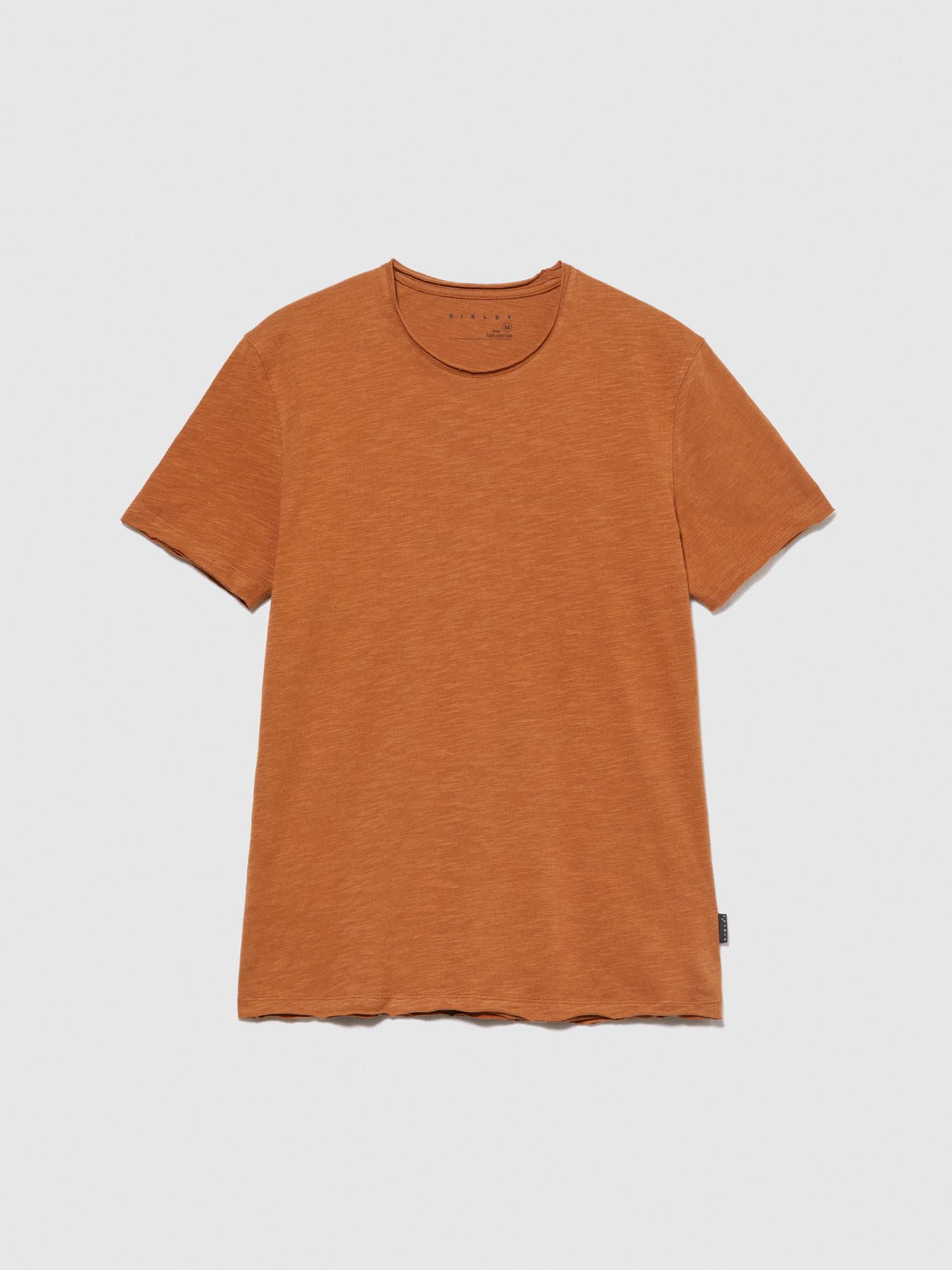 T-shirt slim fit da uomo arancione | Sisley Outlet