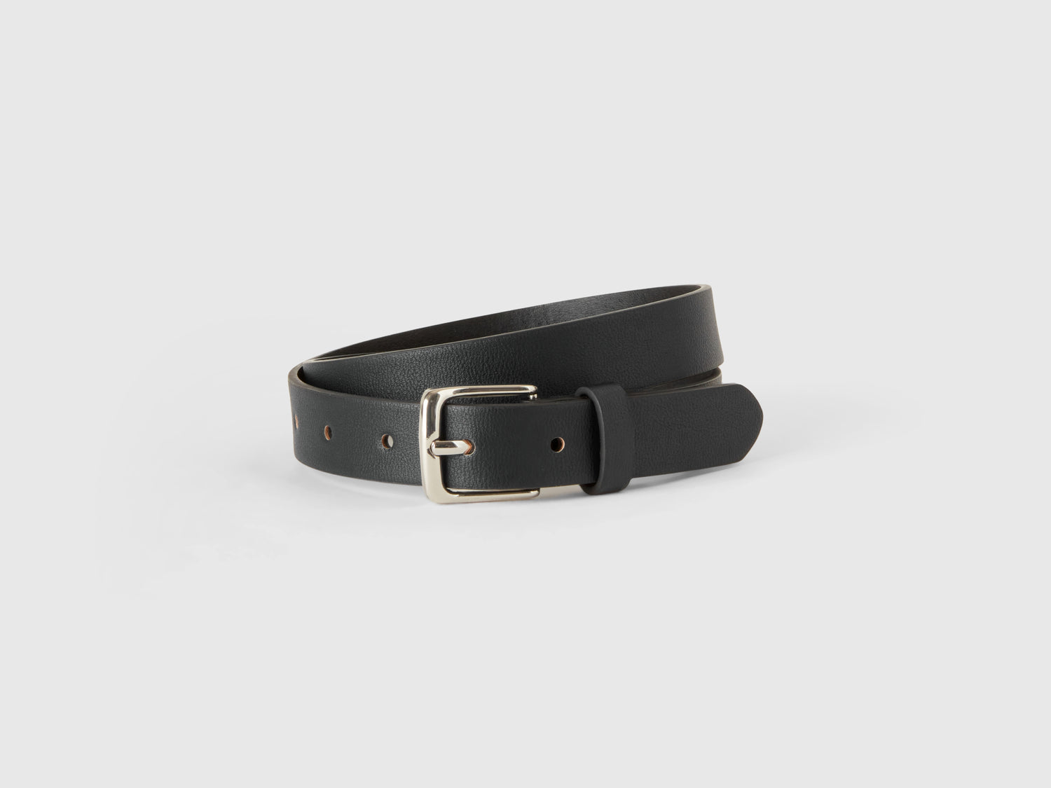 Cintura classica con fibbia da bambino nero | Benetton Outlet