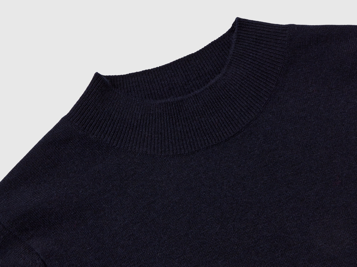 Maglia a manica corta in misto cashmere