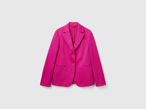 Blazer in misto cotone