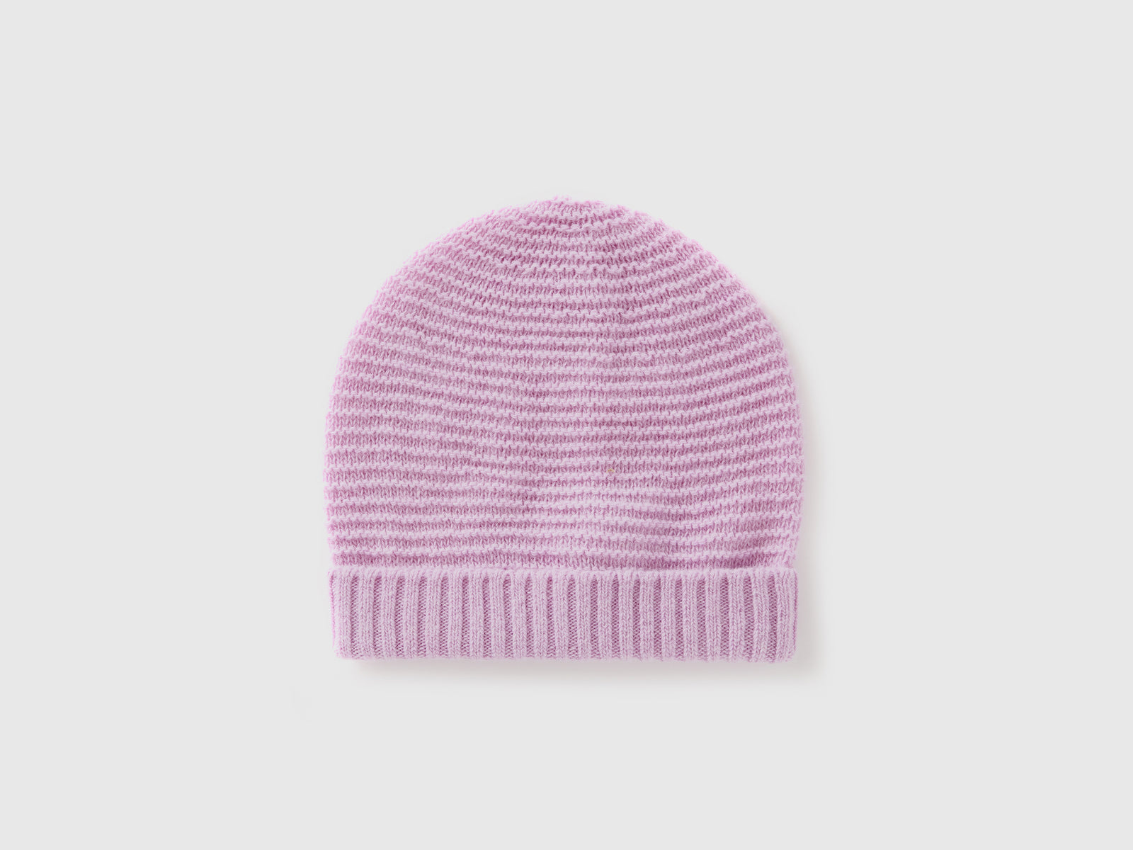 Cappellino in misto lana da bimbo lilla | Benetton Outlet