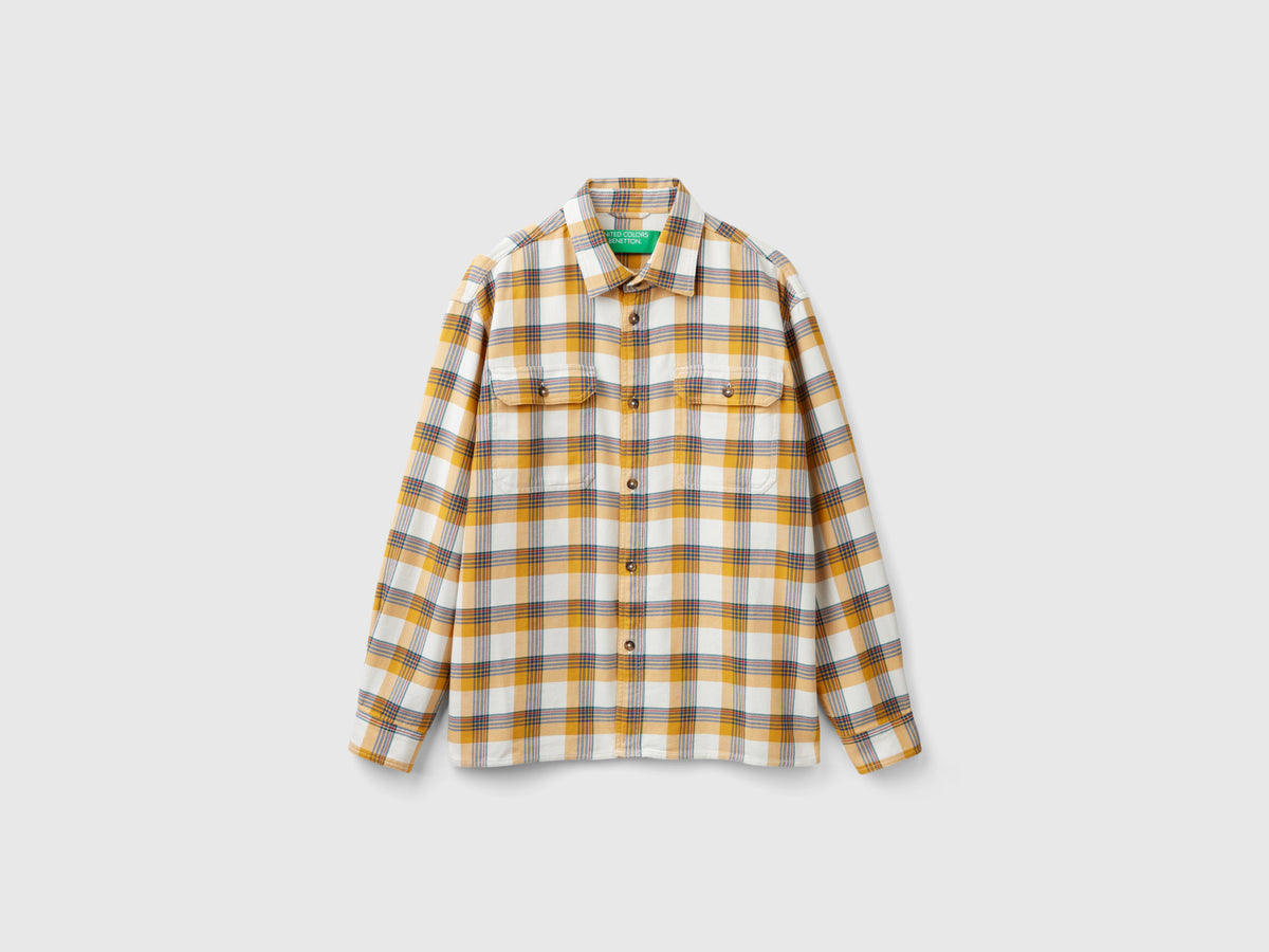 Overshirt in flanella tartan