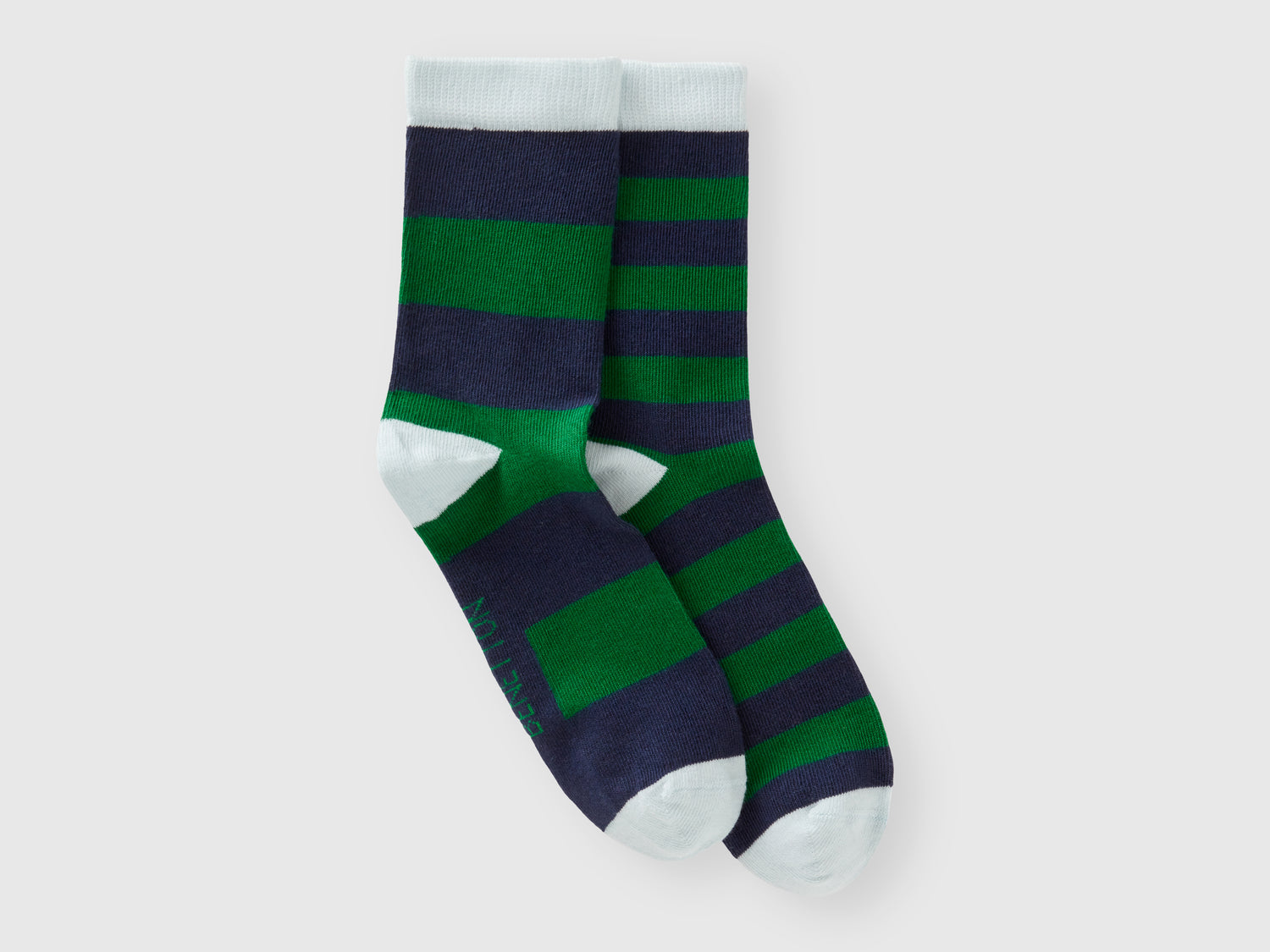 Calzini lunghi a righe e blu da bambino multi-color | Benetton Outlet