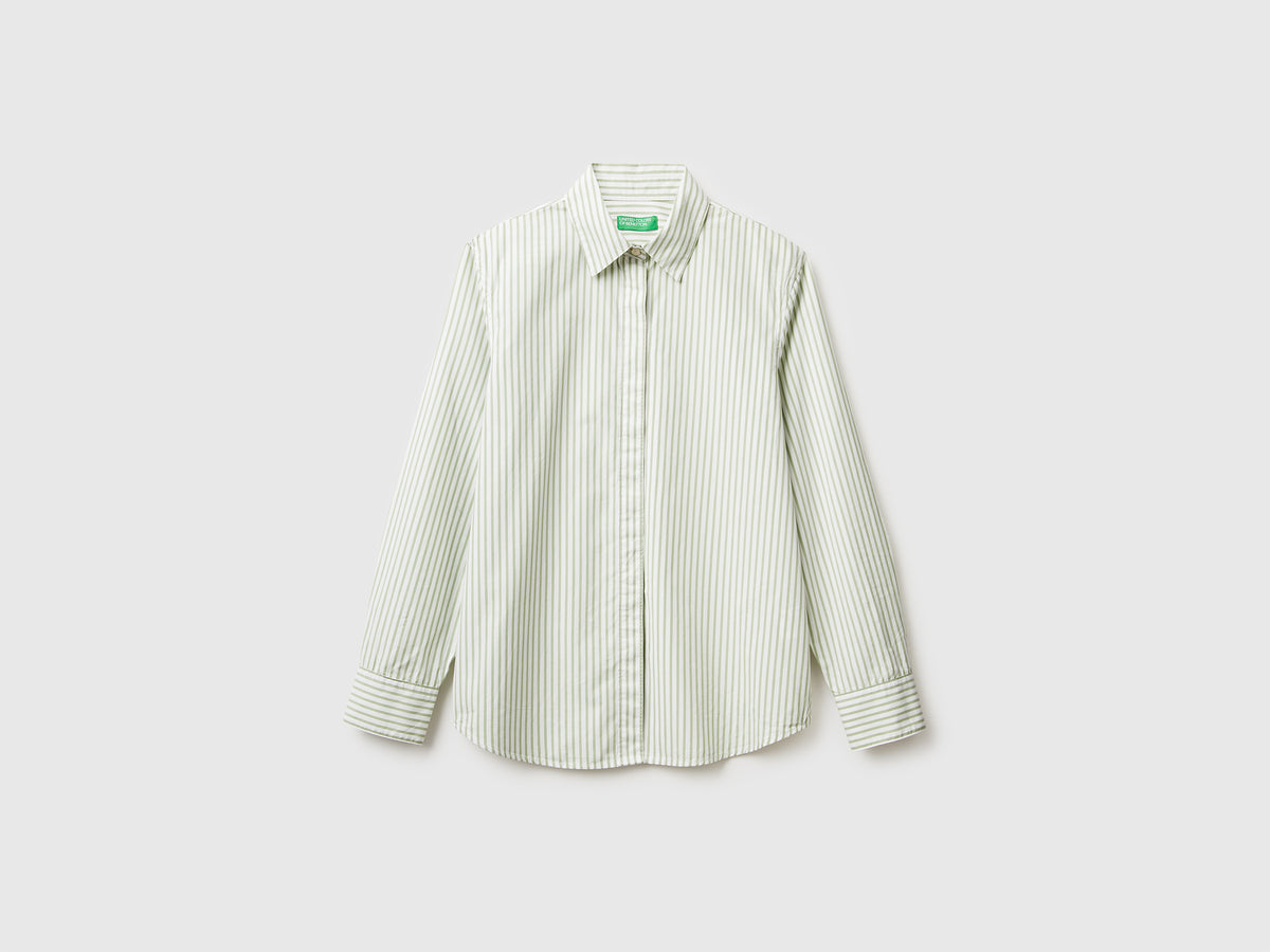 Camicia a righe verticali