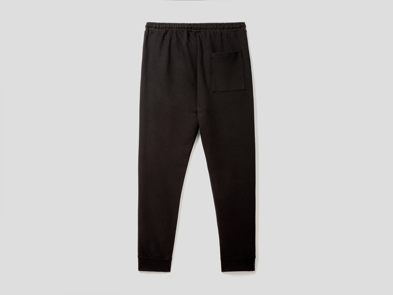 Pantaloni sportivi con zip laterali da uomo nero 2 | Benetton Outlet