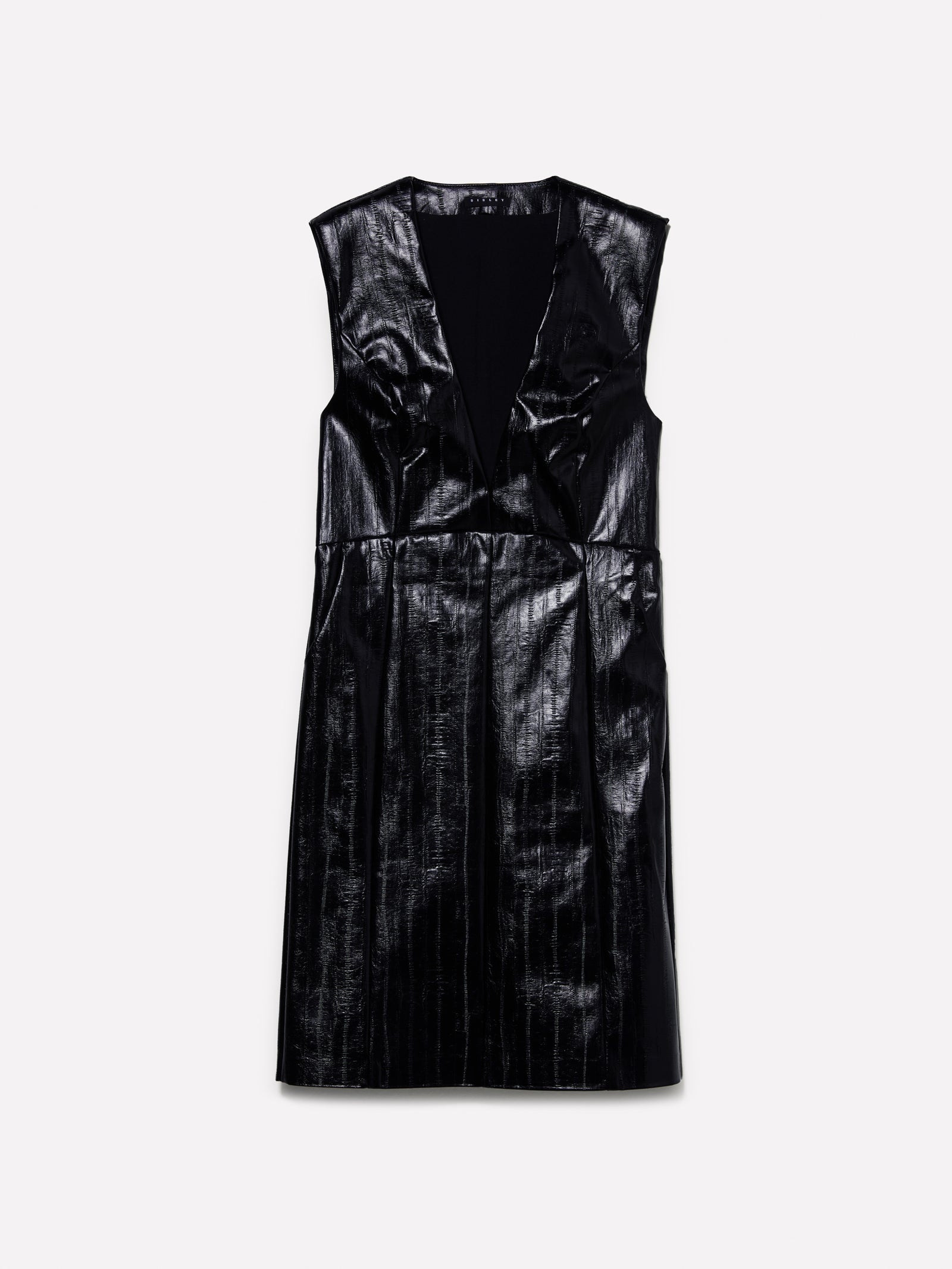 Tubino con scollo profondo da donna nero | Sisley Outlet