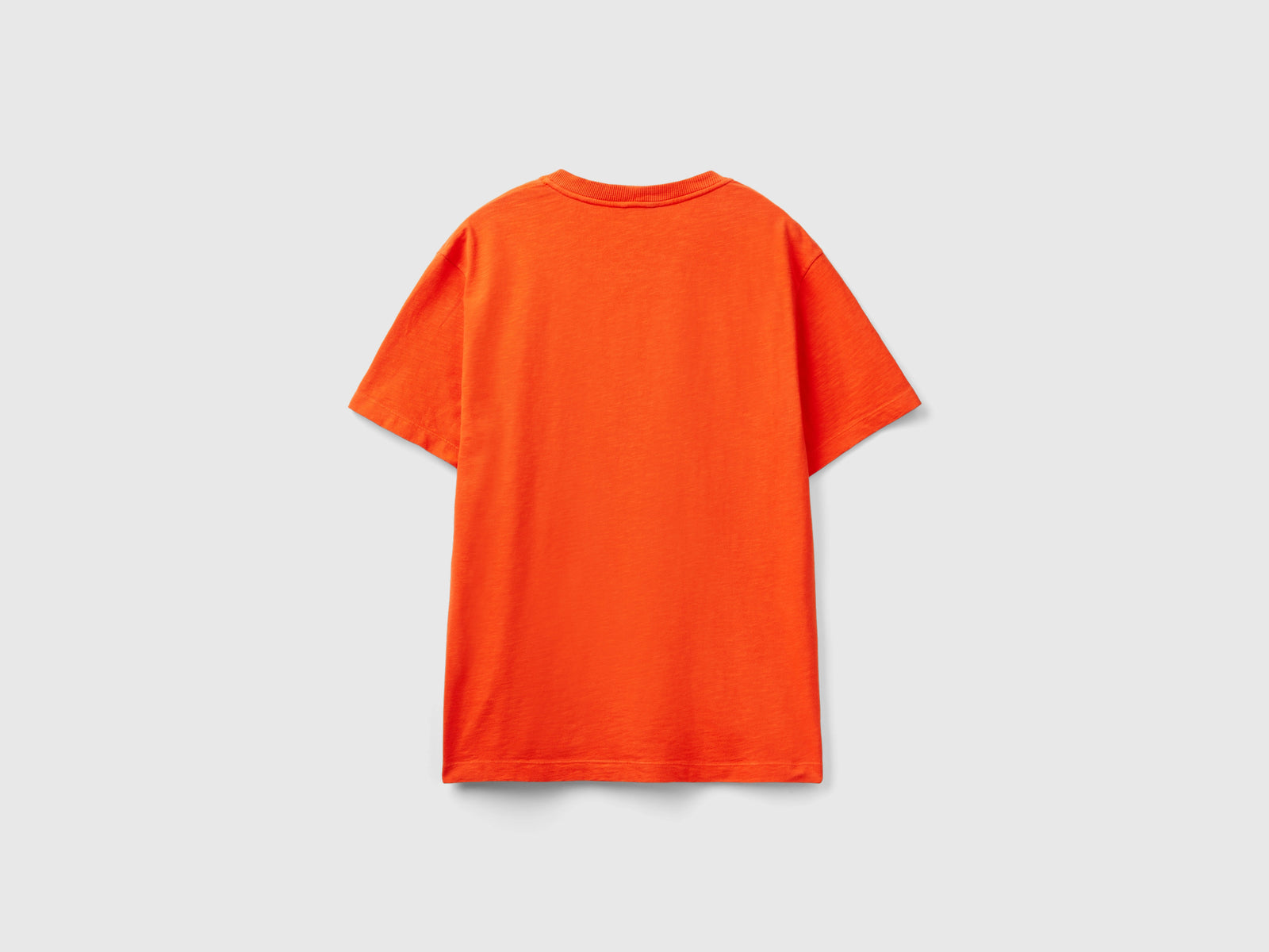 T-shirt leggera relaxed fit da uomo arancione 2 | Benetton Outlet