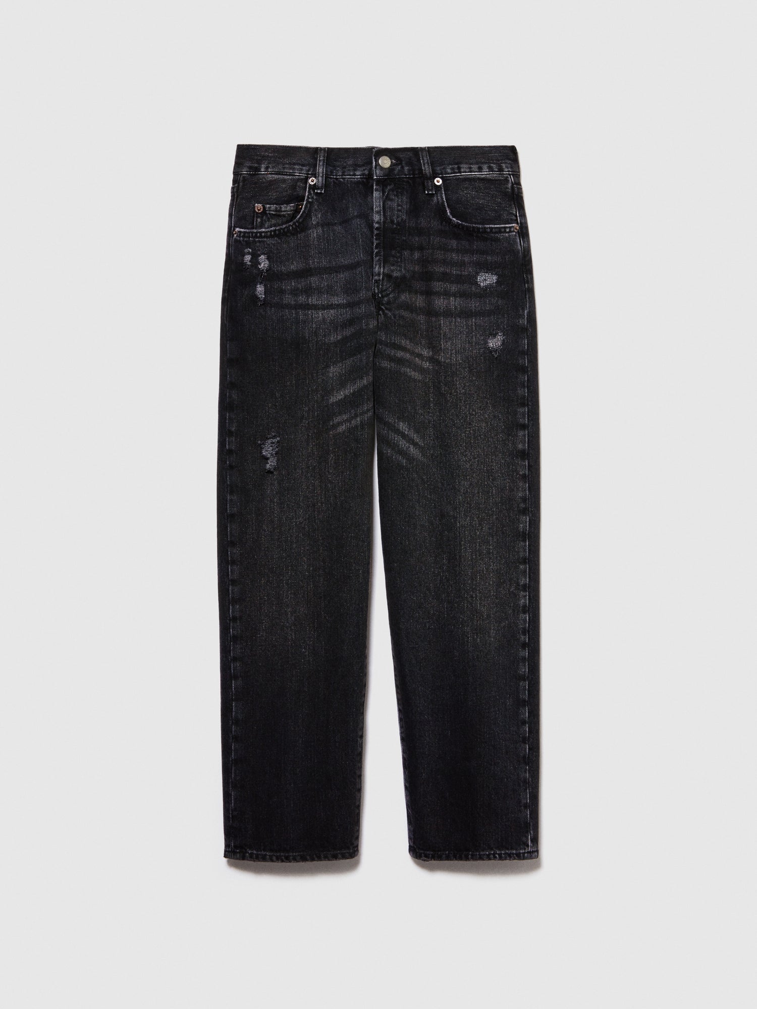 Jeans boyfriend fit da donna nero | Sisley Outlet