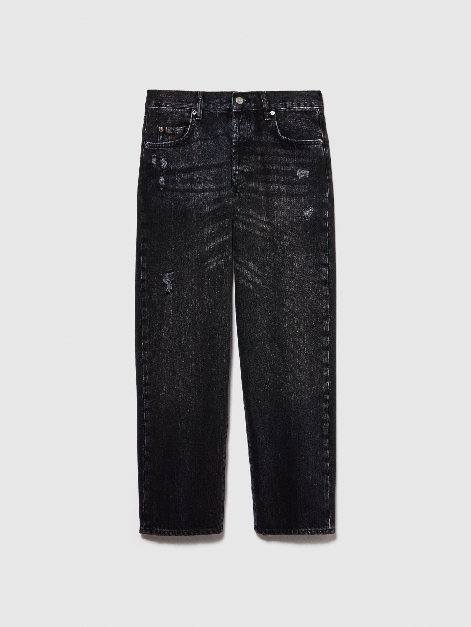 Jeans boyfriend fit da donna nero | Sisley Outlet