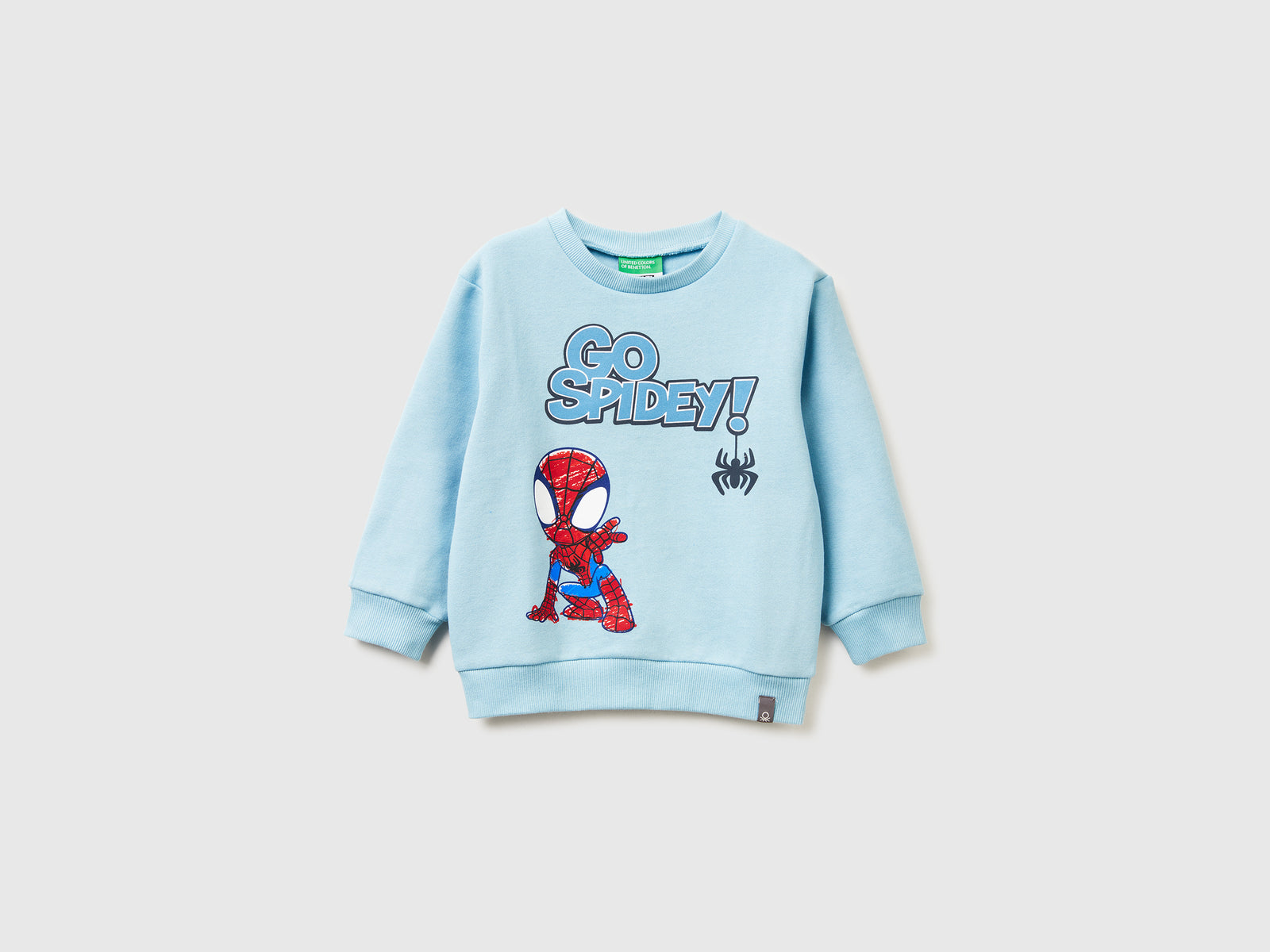 Felpa regular fit Spiderman ©Marvel da bimbo azzurro | Benetton Outlet