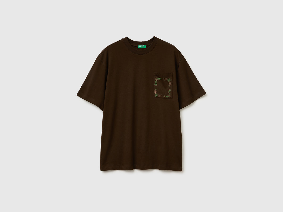 T-shirt over fit con stampa