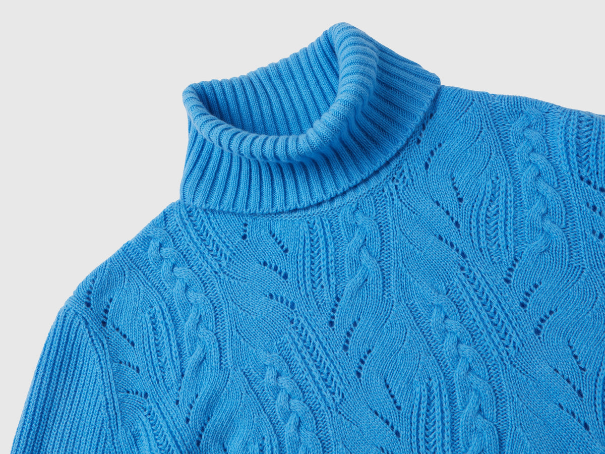 Maglione dolcevita lavorato