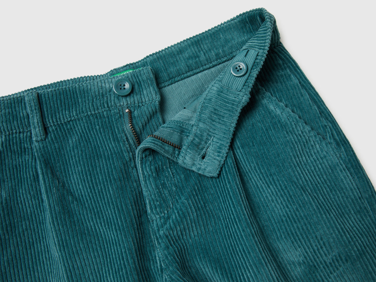 Pantaloni baloon fit in velluto