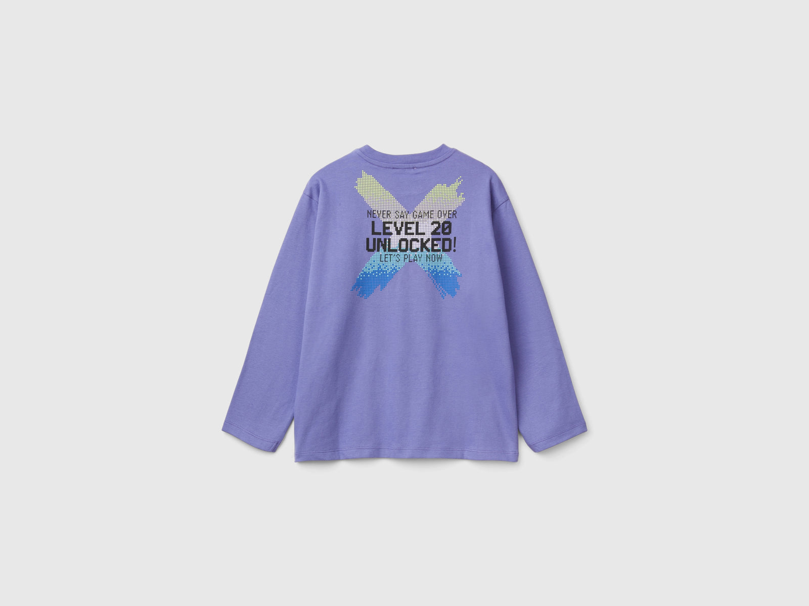 Maglietta gamer in cotone bio da bambino cammello 2 | Benetton Outlet
