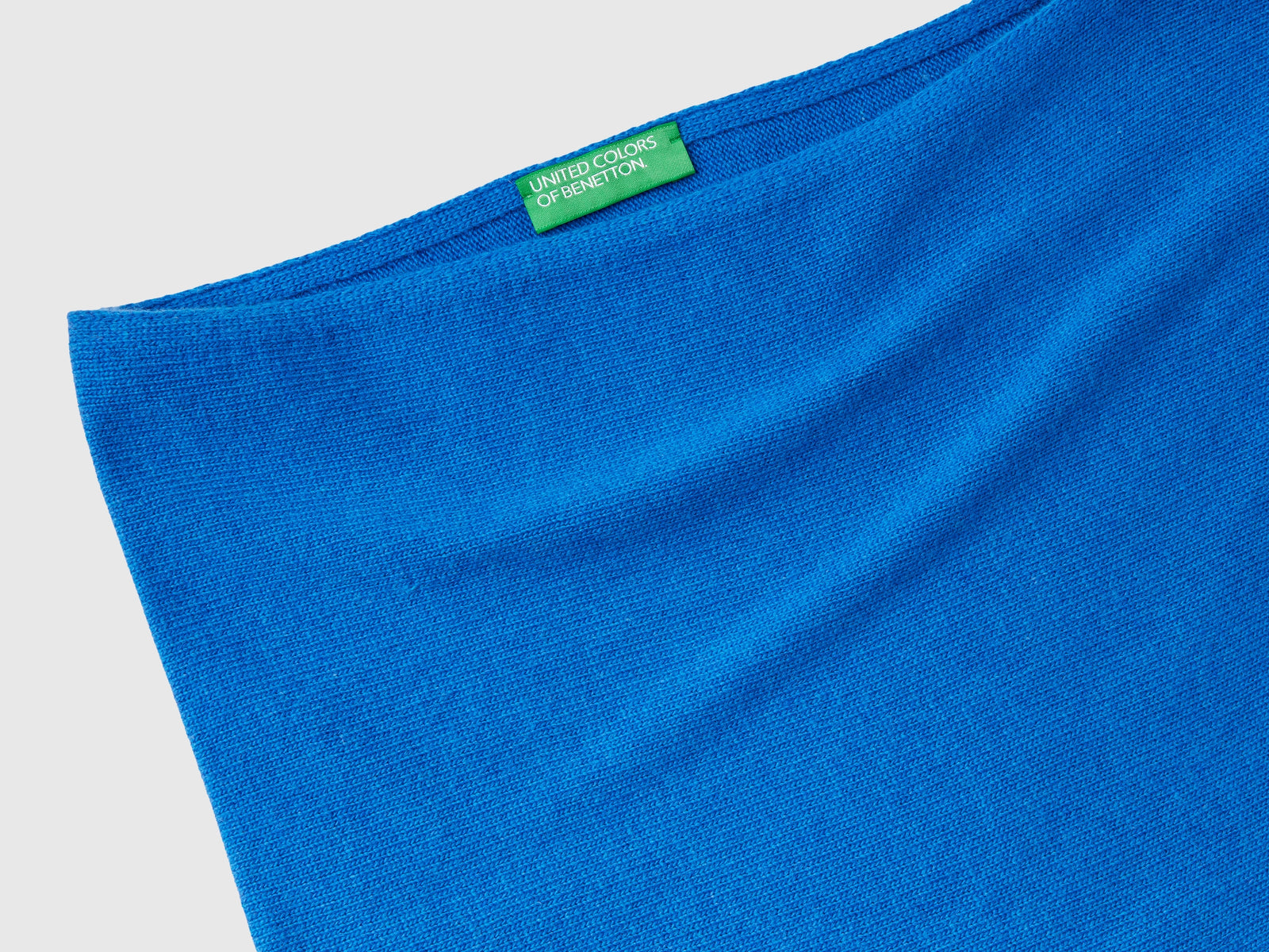 Mantella in misto cashmere da donna blu 3 | Benetton Outlet