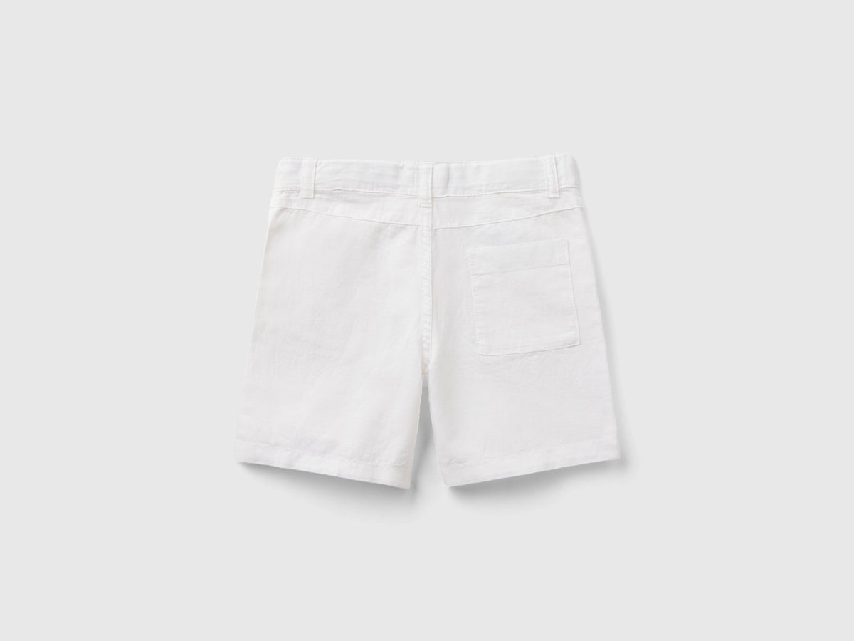 Shorts in misto lino