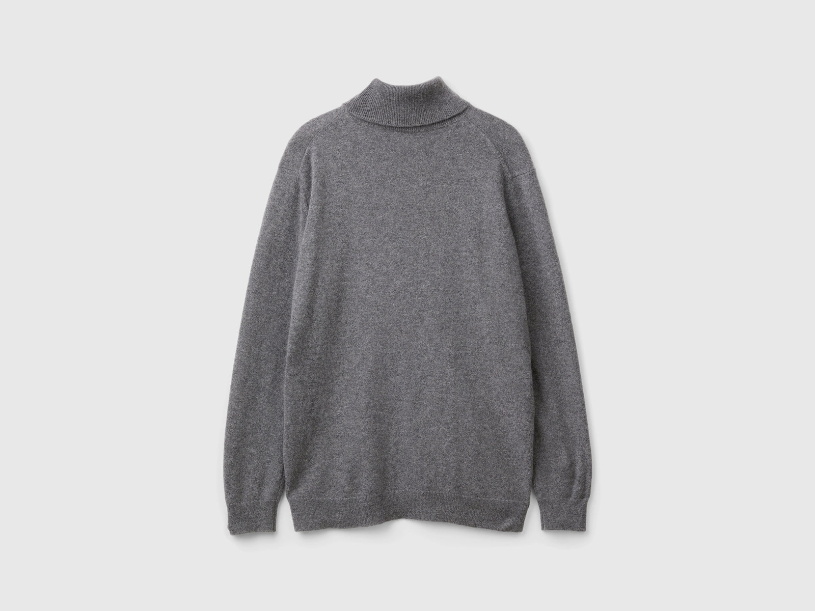 Dolcevita over fit in puro cashmere da donna grigio scuro 2 | Benetton Outlet