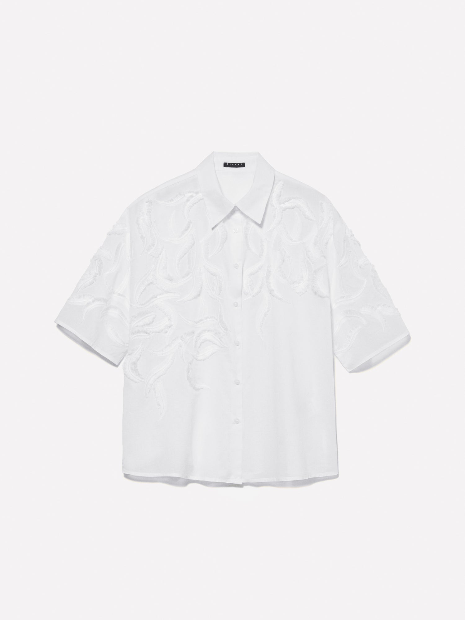 Camicia con ricamo da donna bianco | Sisley Outlet