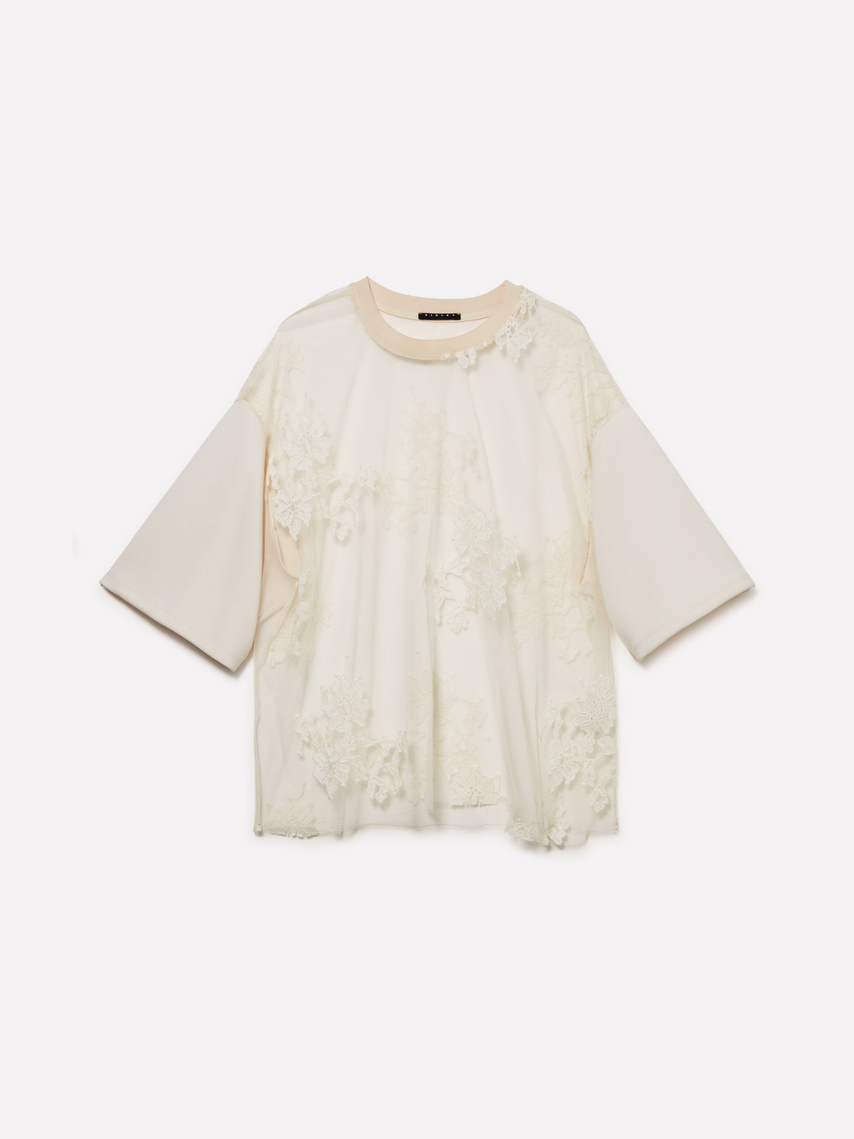 T-shirt in pizzo