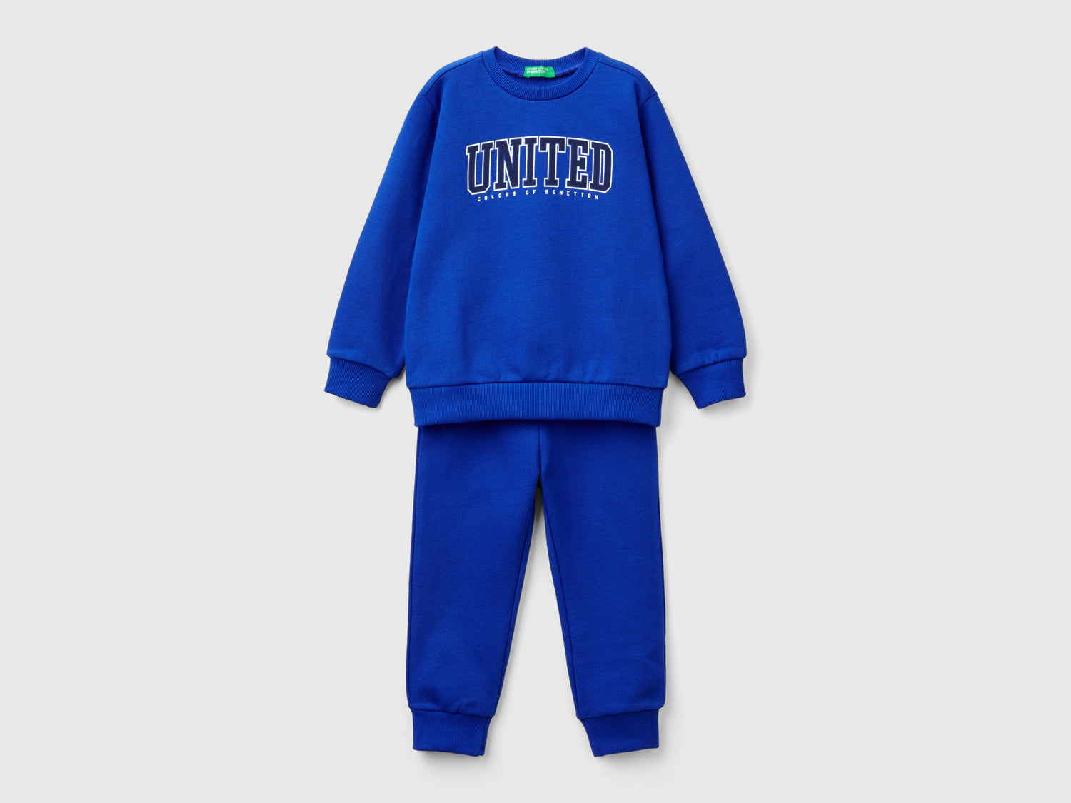Tuta in felpa con logo da bimbo bluette | Benetton Outlet