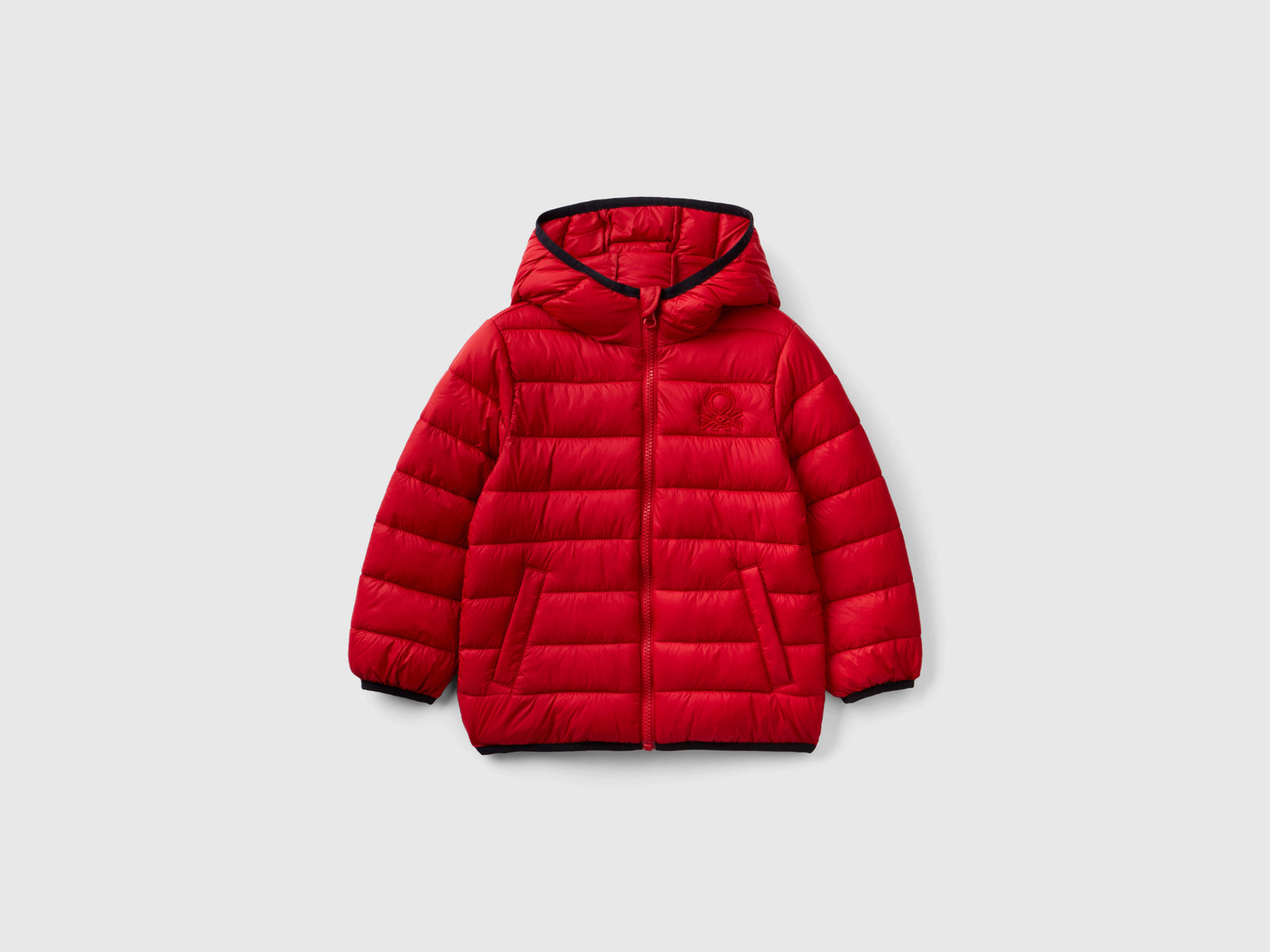 Giubbino in nylon "Rain Defender" da bimbo rosso | Benetton Outlet