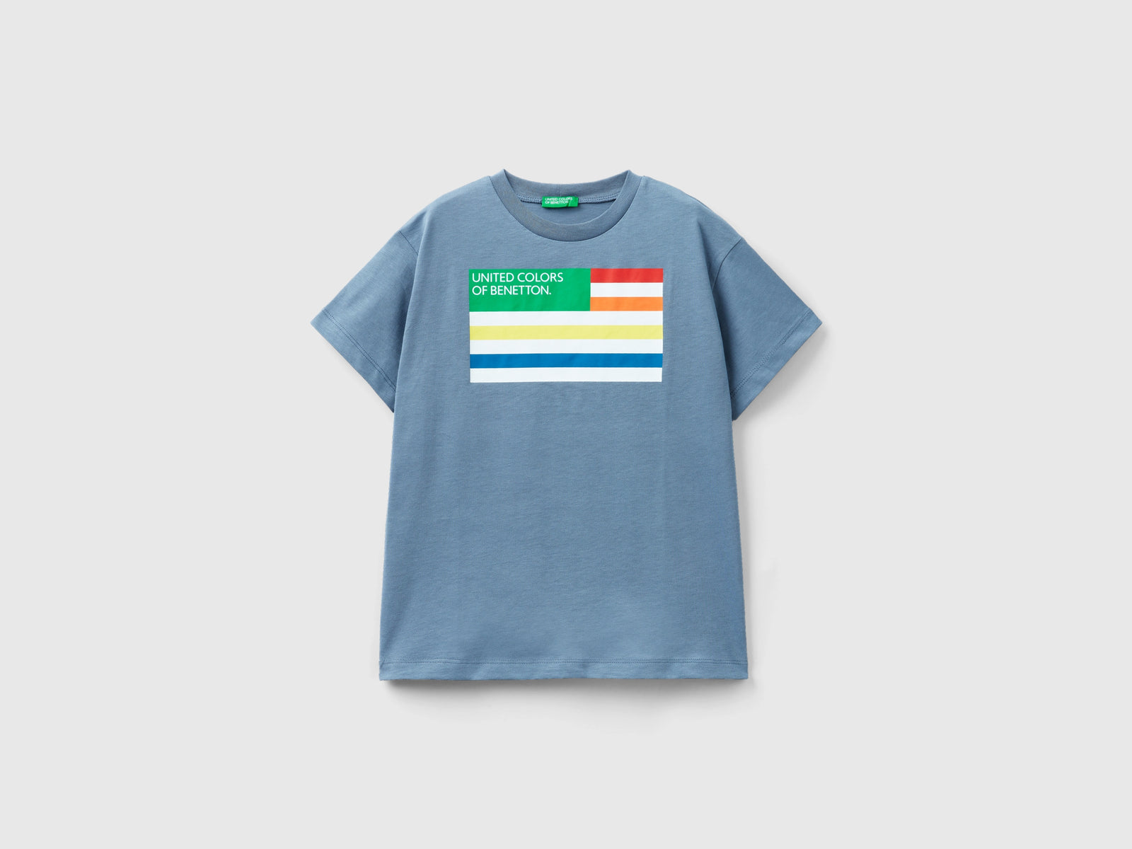 T-shirt 100% cotone bio da bambino avio | Benetton Outlet