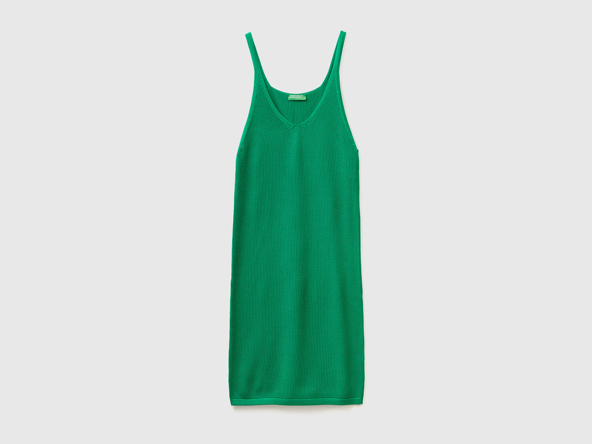 Vestito longuette da donna verde | Benetton Outlet