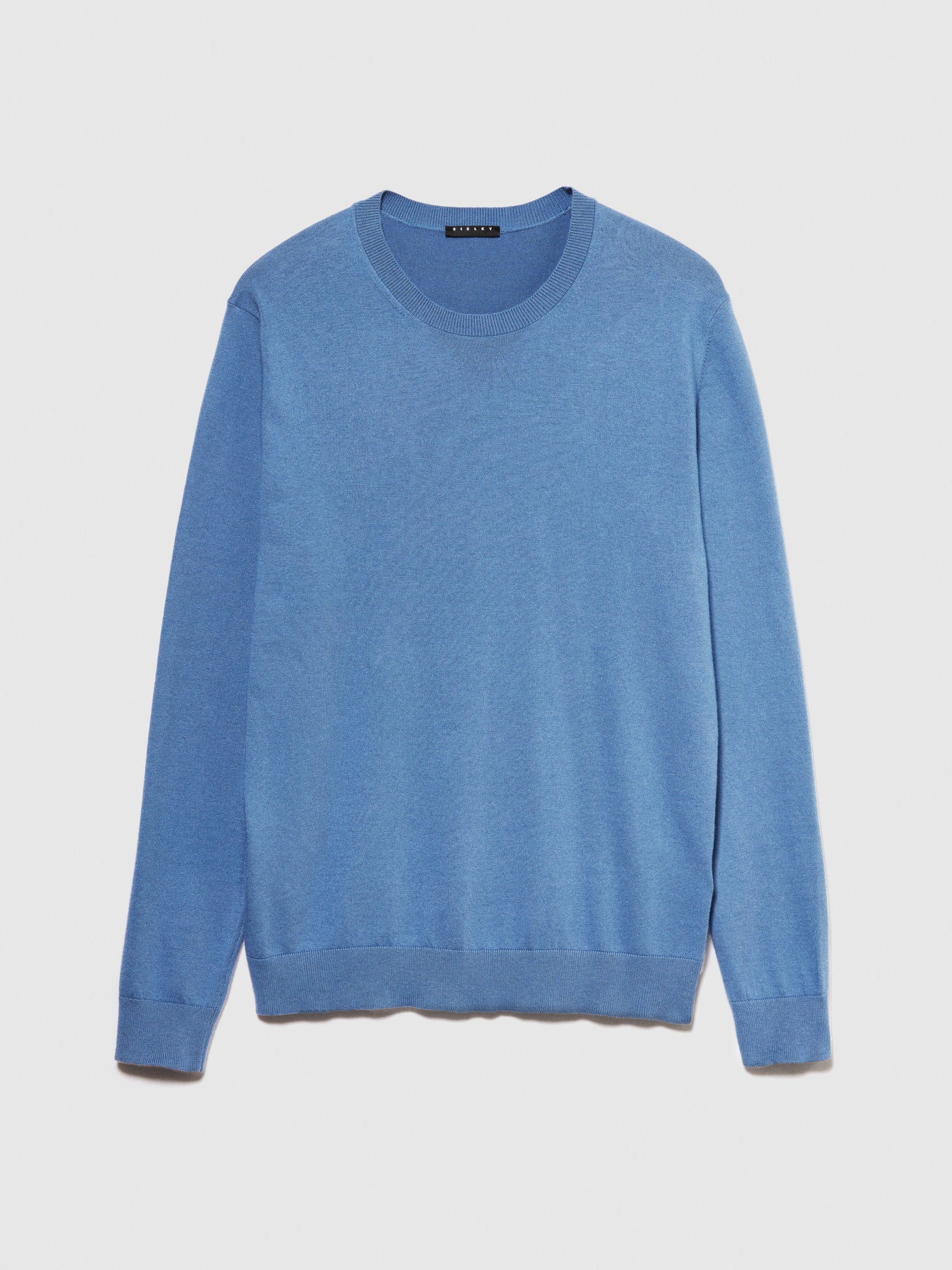 Maglia slim fit da uomo blu | Sisley Outlet