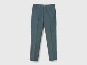 Chino in velluto elasticizzato