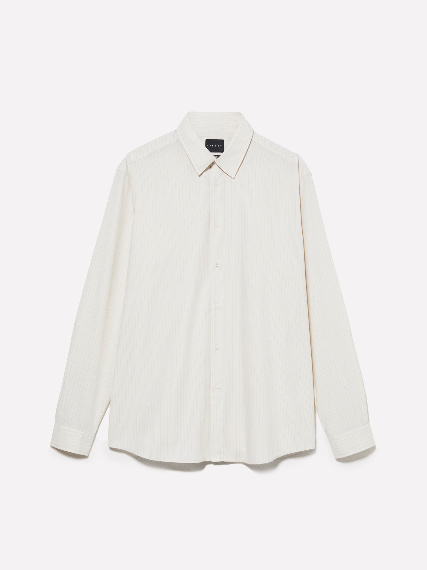 Camicia tinto filo da uomo beige | Sisley Outlet