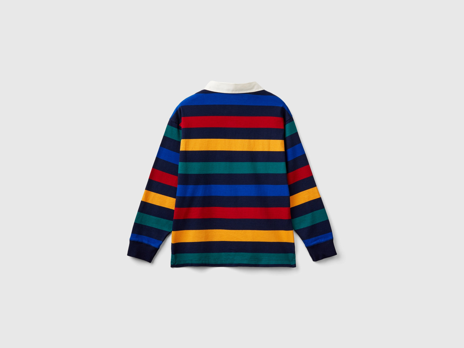 Polo rugby a righe da bambino multi-color 2 | Benetton Outlet
