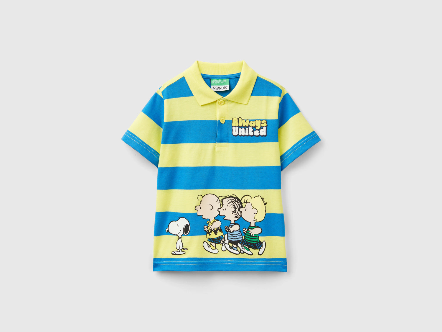 Polo a righe ©Peanuts da bimbo multi-color | Benetton Outlet