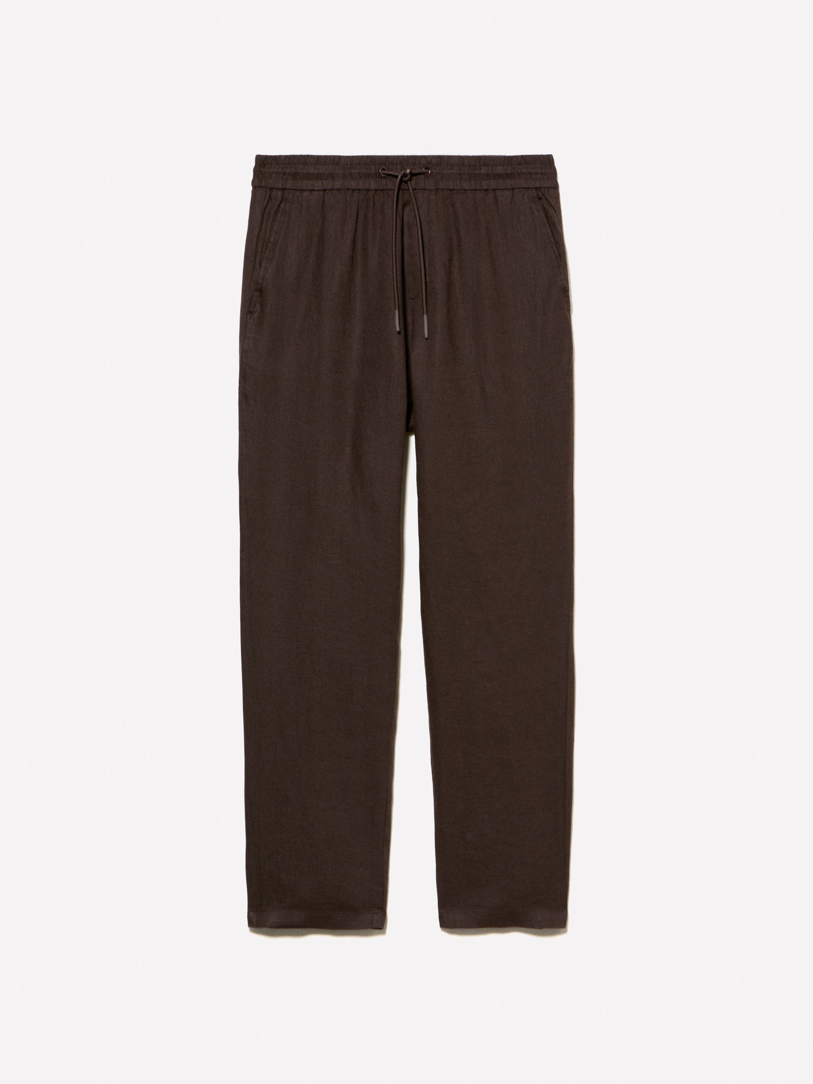 Joggers 100% lino da uomo marrone scuro | Sisley Outlet