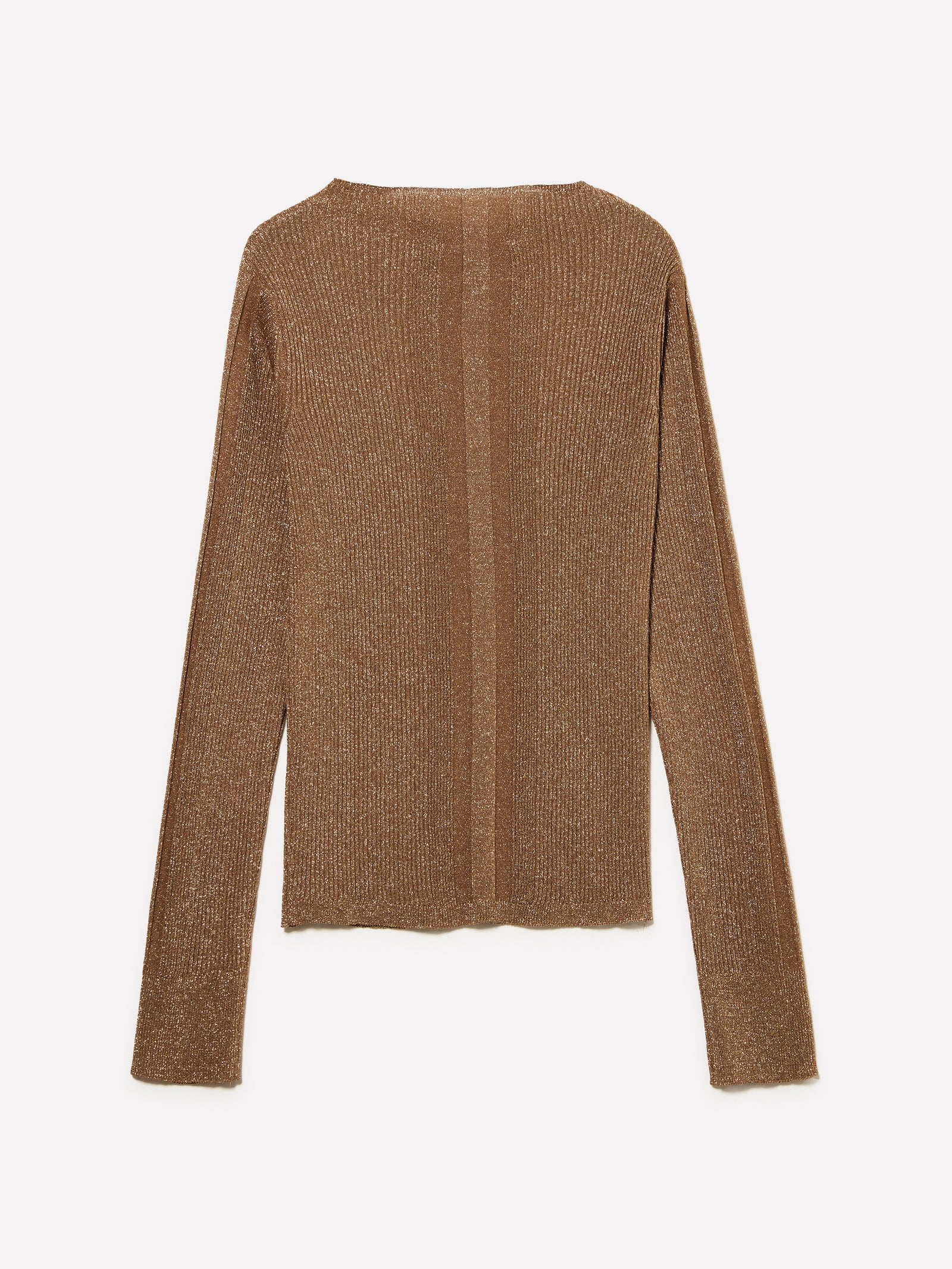 Maglia beige con lurex da donna marrone 2 | Sisley Outlet