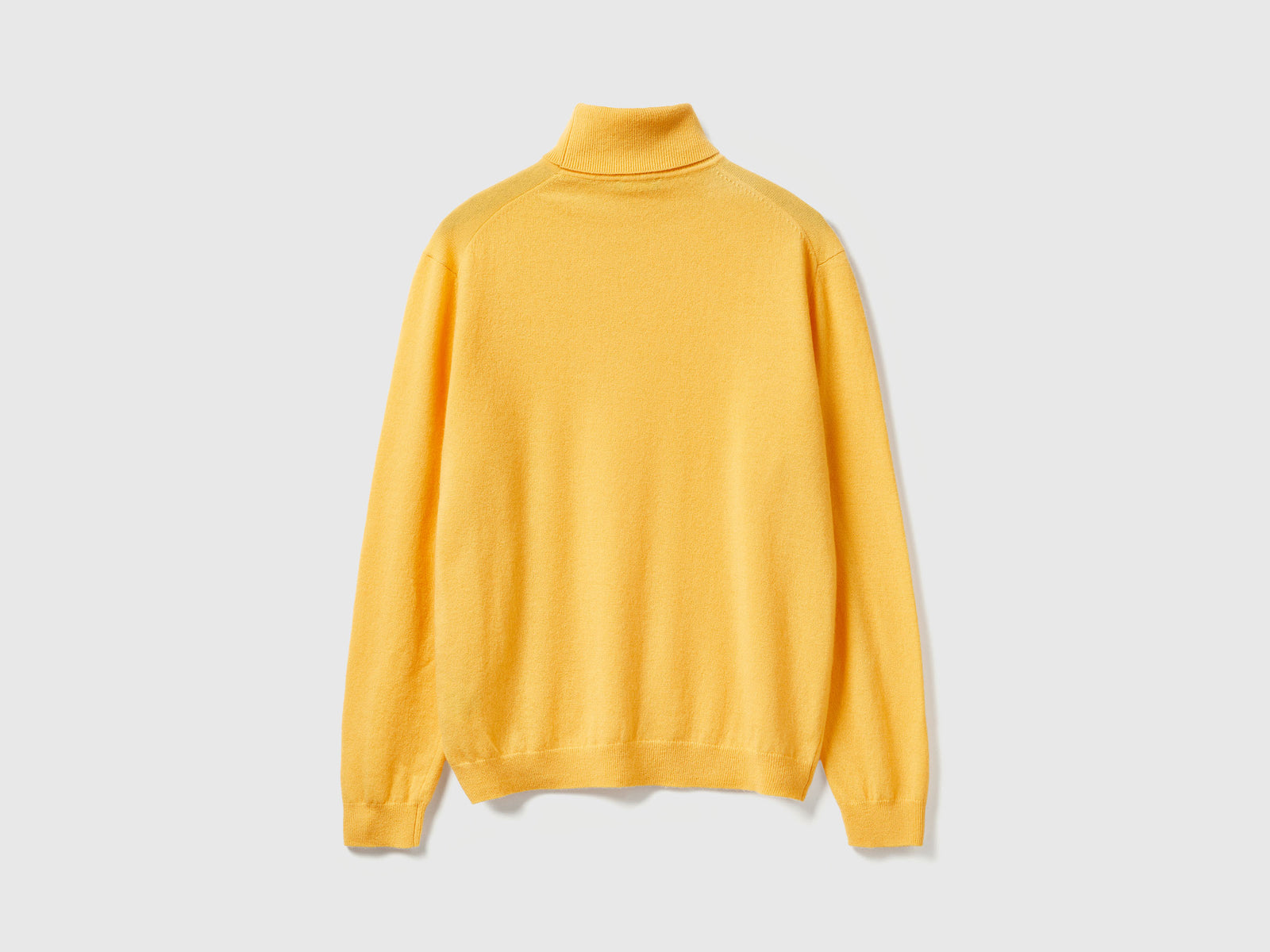 Dolcevita giallo in pura lana Merino da uomo senape 2 | Benetton Outlet