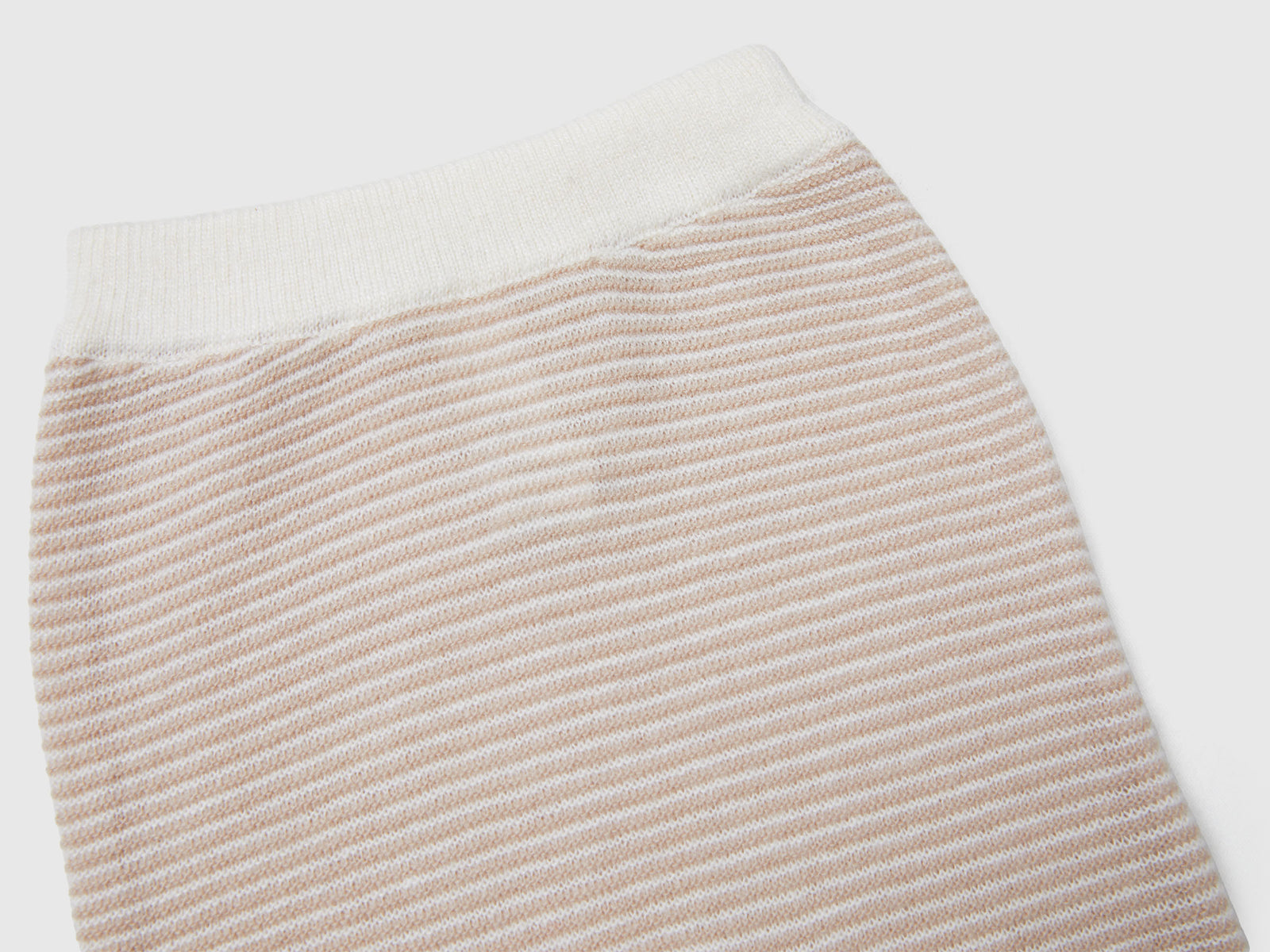 Completo in maglia da neonato bianco panna 3 | Benetton Outlet