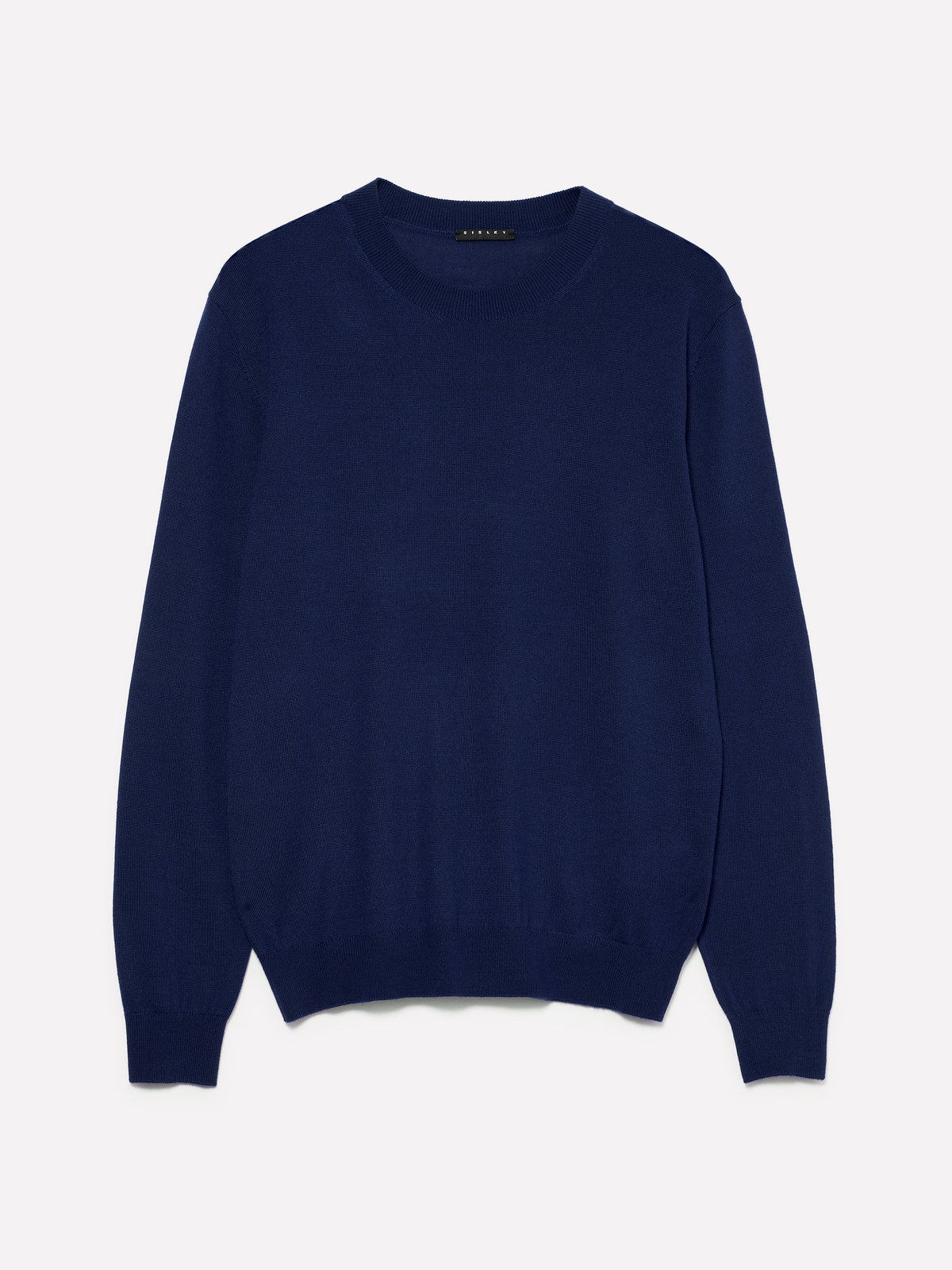 Maglia blu navy in misto lana