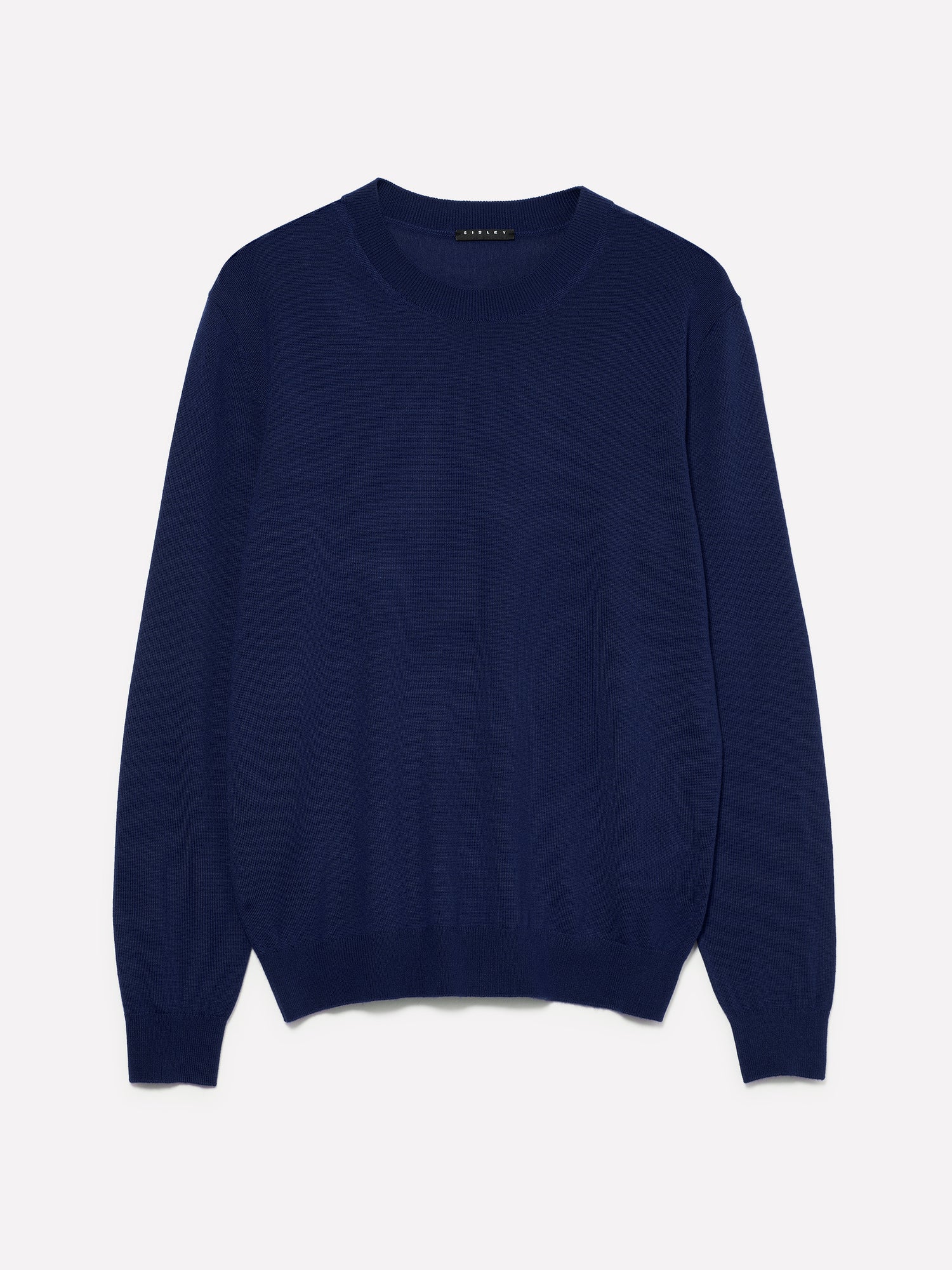 Maglia blu navy in misto lana da uomo blu scuro | Sisley Outlet